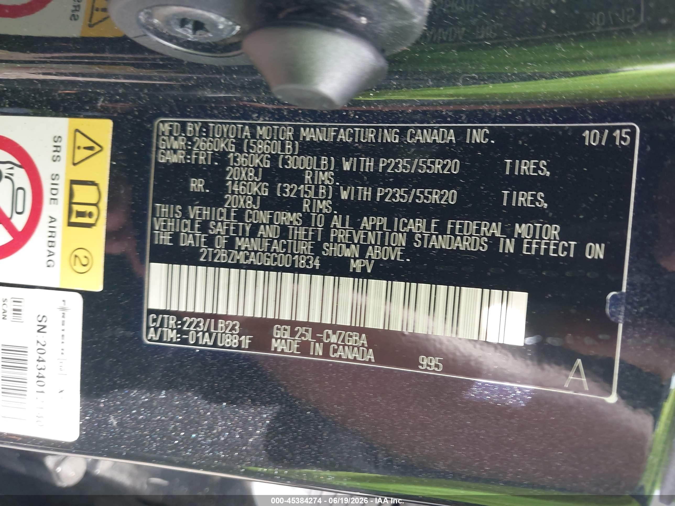 2016 Lexus Rx 350 Black vin: 2T2BZMCA0GC001834
