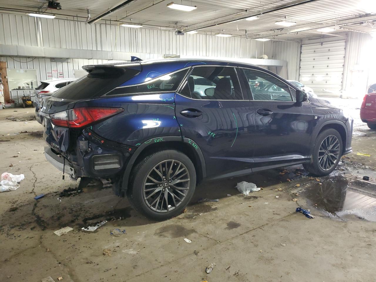 2016 Lexus Rx 350 Base Blue vin: 2T2BZMCA0GC016494
