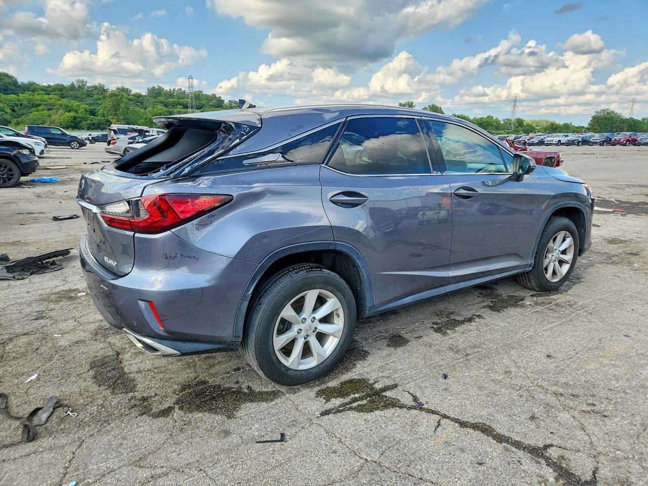 2017 Lexus Rx 350 Base Серебряный vin: 2T2BZMCA1HC061199