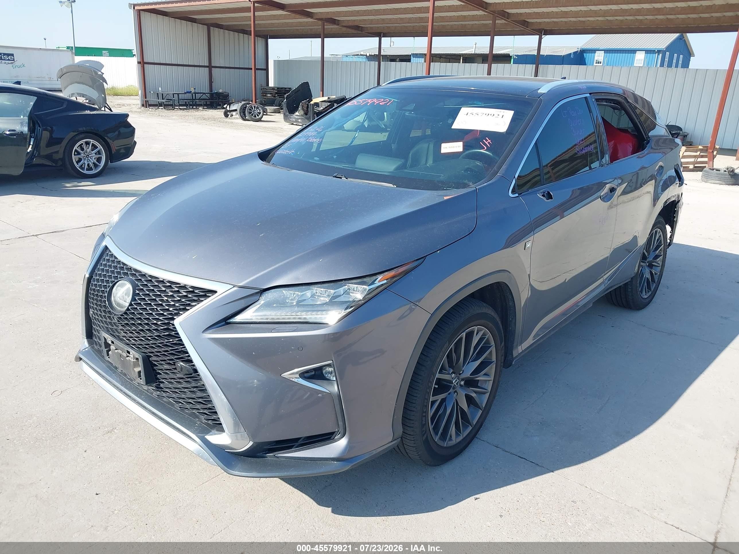 2017 Lexus Rx 350 F Sport Gray vin: 2T2BZMCA1HC089360