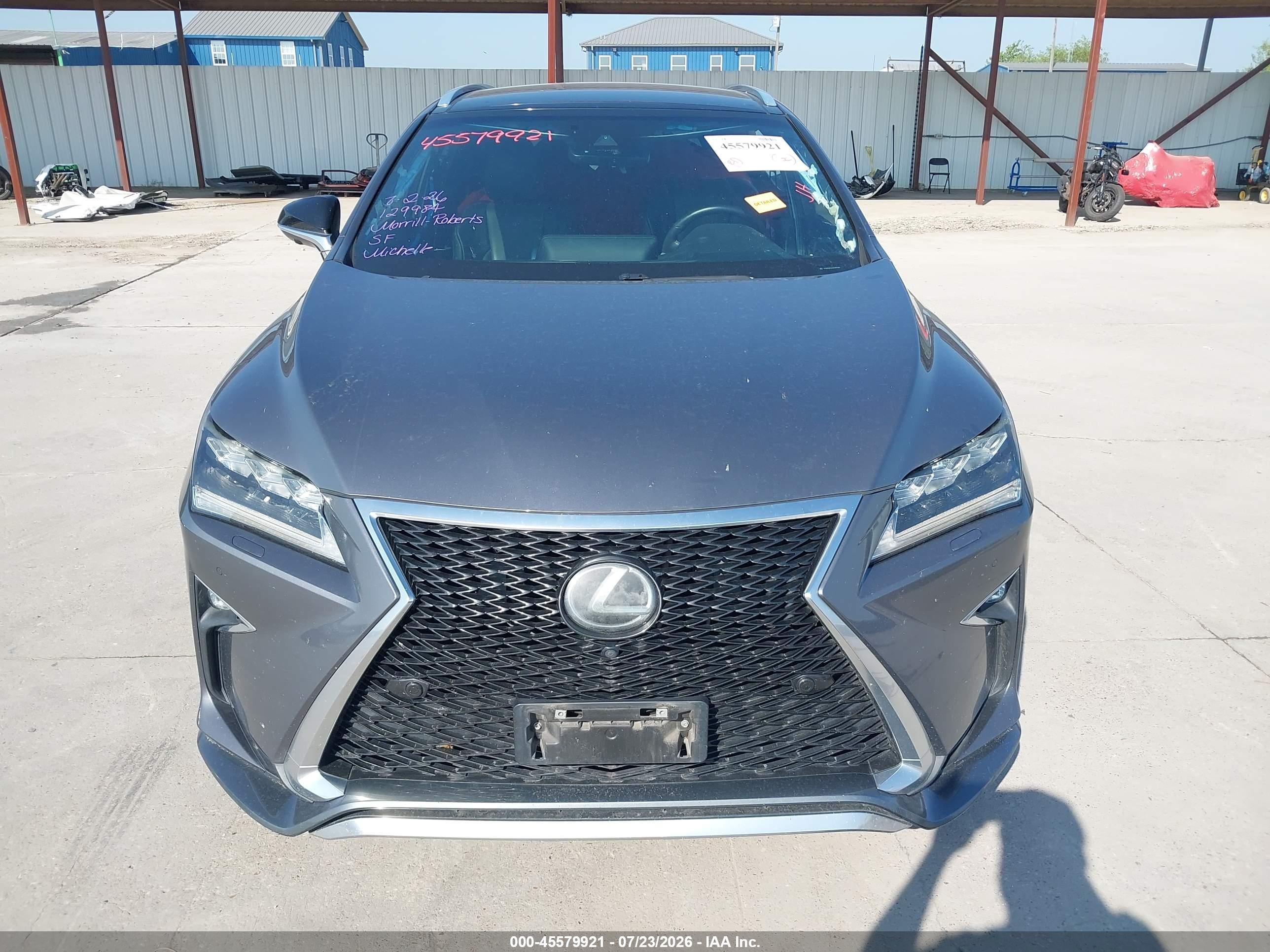 2017 Lexus Rx 350 F Sport Gray vin: 2T2BZMCA1HC089360