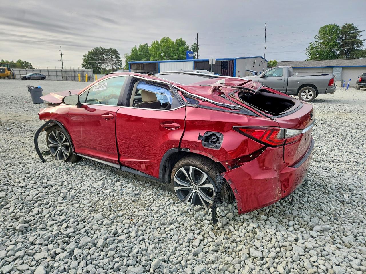 2018 Lexus Rx 350 Base Red vin: 2T2BZMCA1JC163138