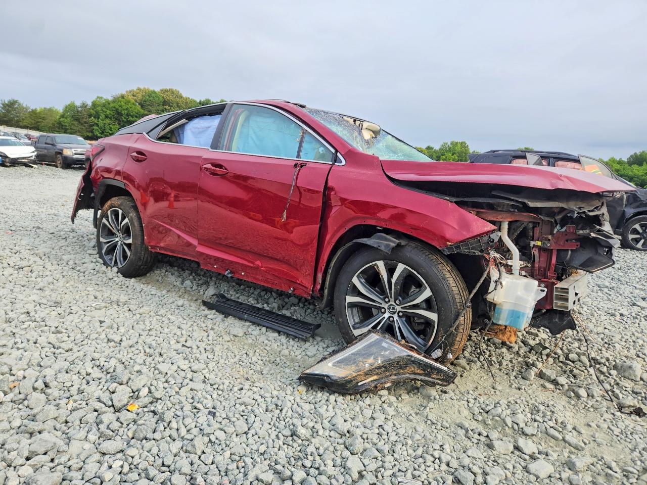 2018 Lexus Rx 350 Base Red vin: 2T2BZMCA1JC163138