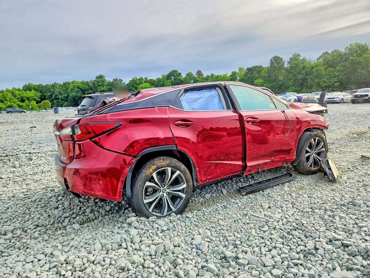 2018 Lexus Rx 350 Base Red vin: 2T2BZMCA1JC163138