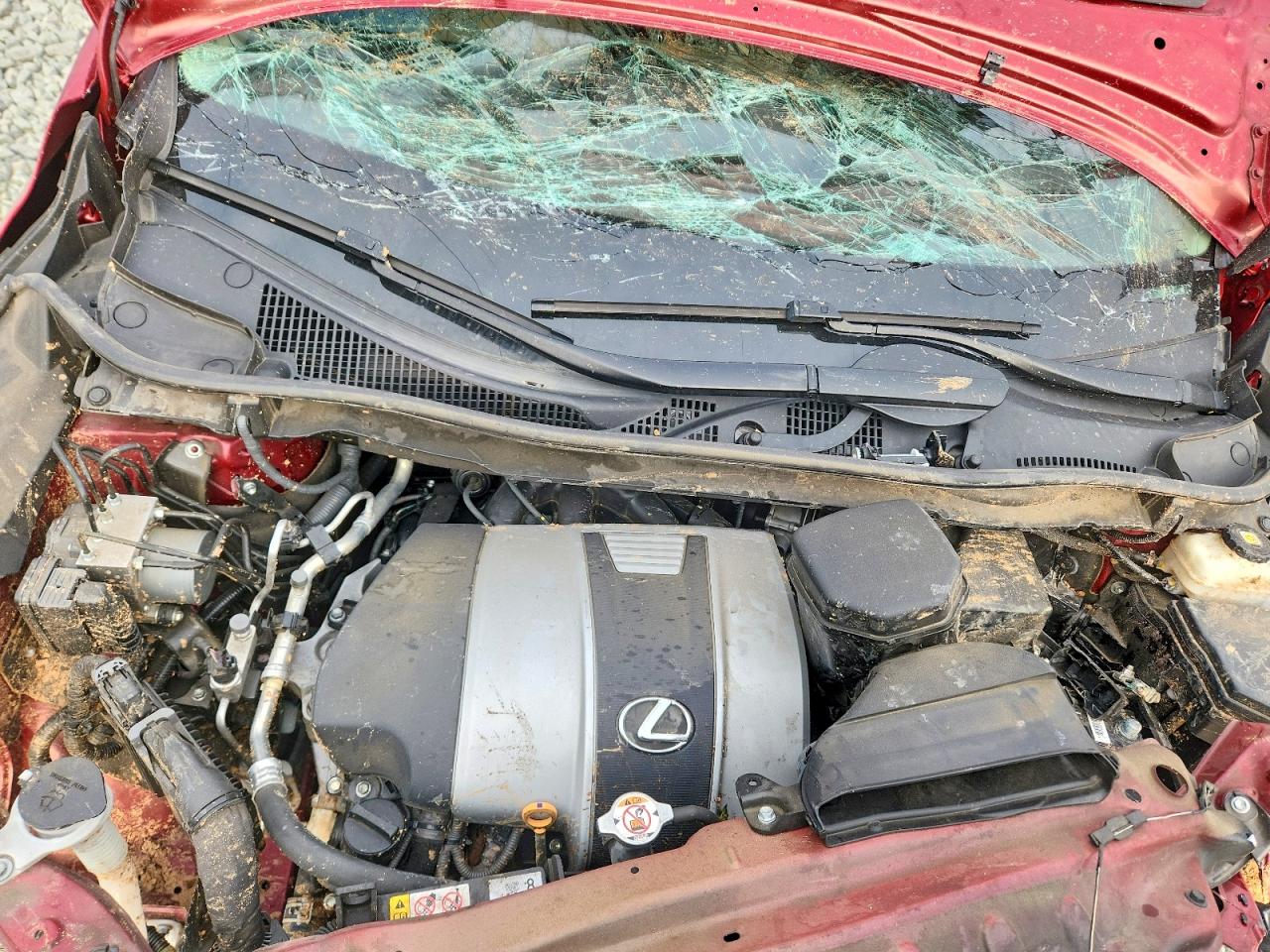 2018 Lexus Rx 350 Base Red vin: 2T2BZMCA1JC163138