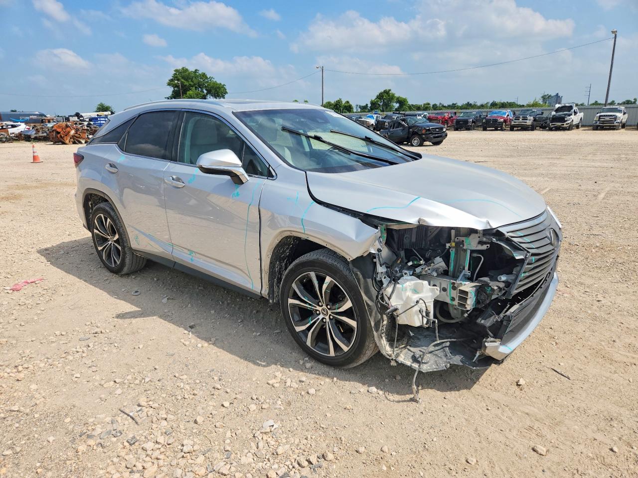 2019 Lexus Rx 350 Base Silver vin: 2T2BZMCA1KC173833