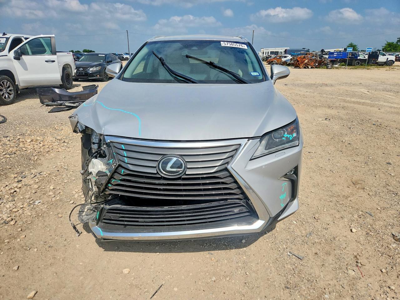 2019 Lexus Rx 350 Base Silver vin: 2T2BZMCA1KC173833