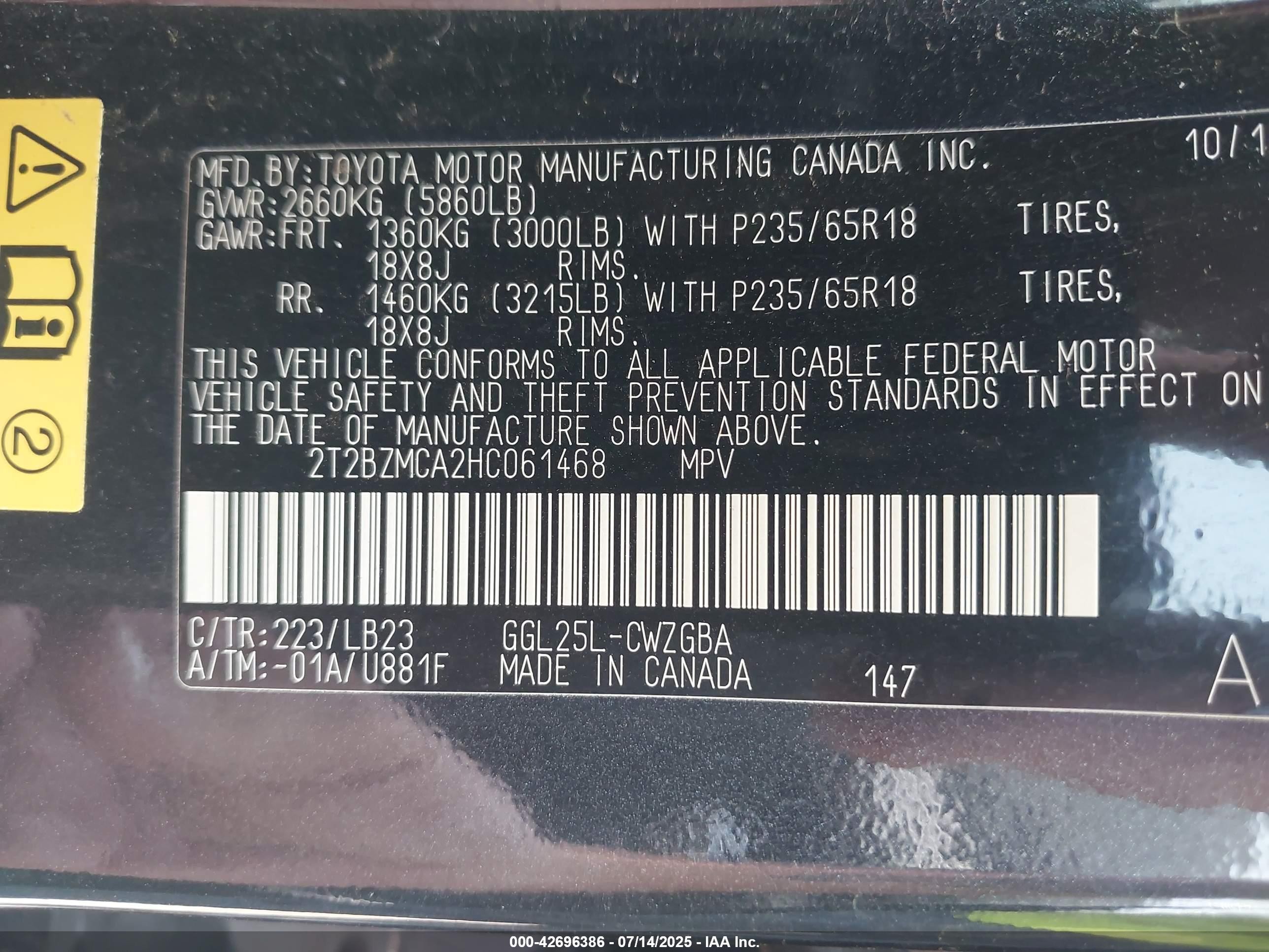2017 Lexus Rx 350   Черный vin: 2T2BZMCA2HC061468