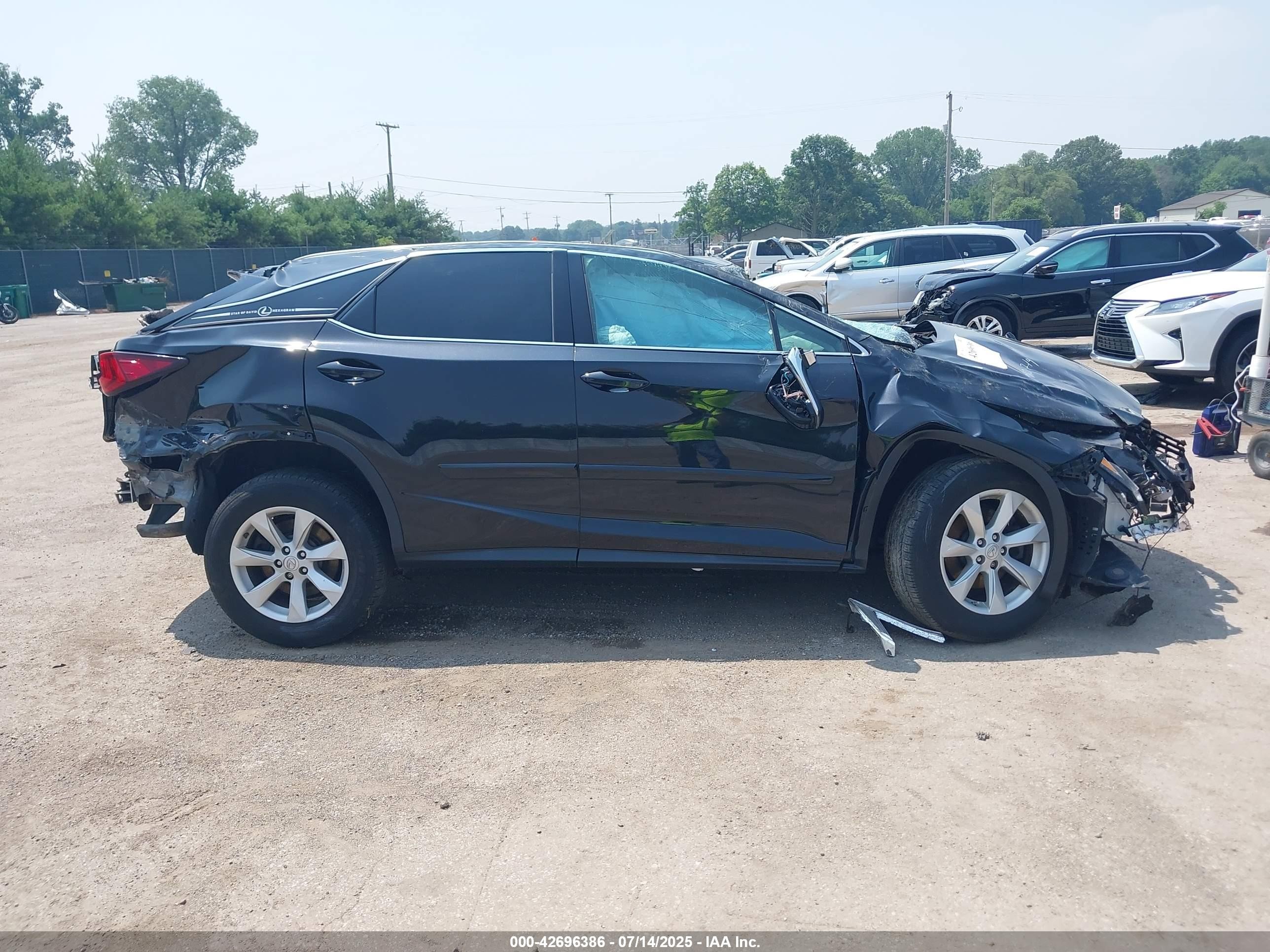 2017 Lexus Rx 350   Черный vin: 2T2BZMCA2HC061468