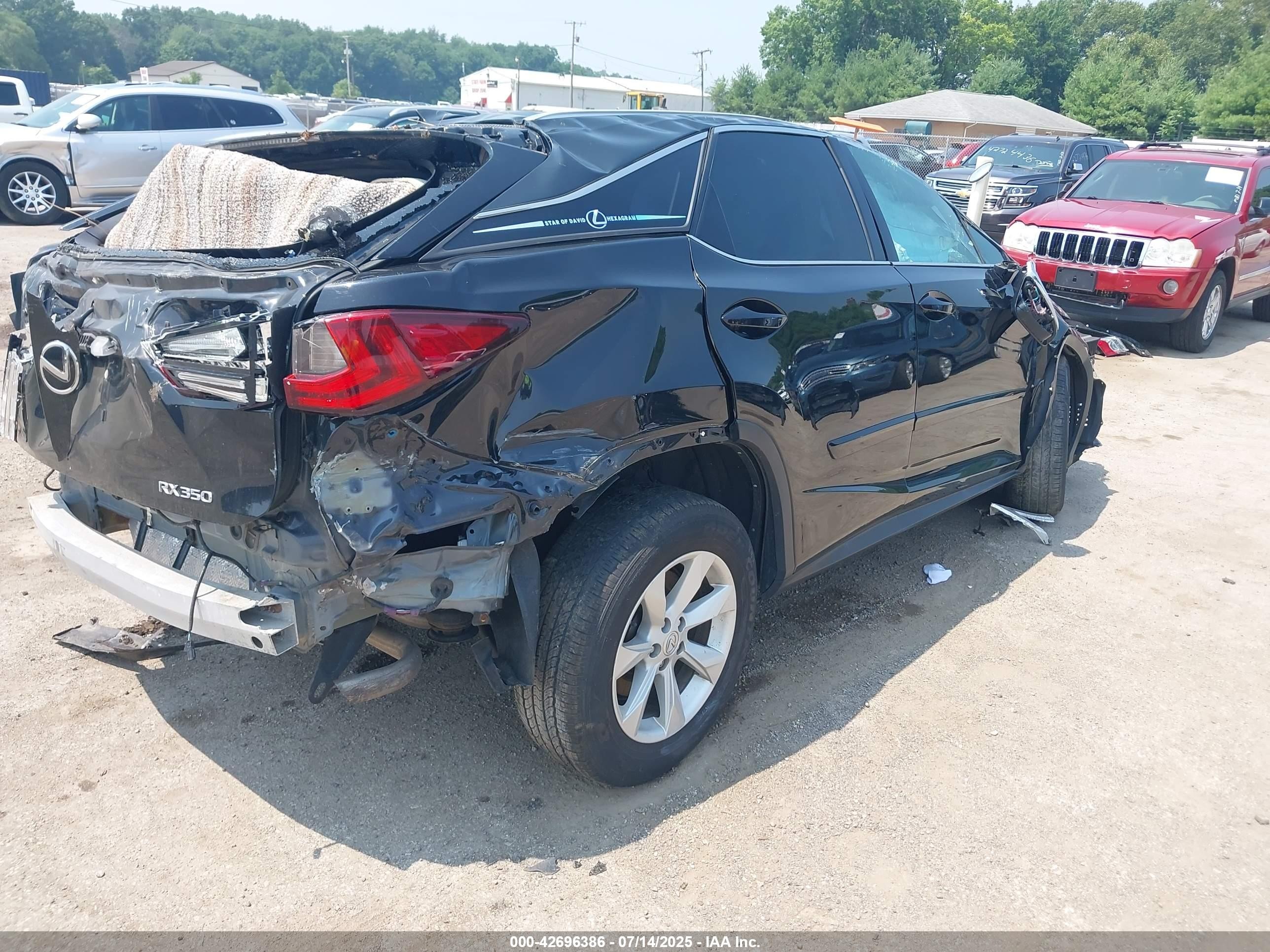 2017 Lexus Rx 350   Черный vin: 2T2BZMCA2HC061468