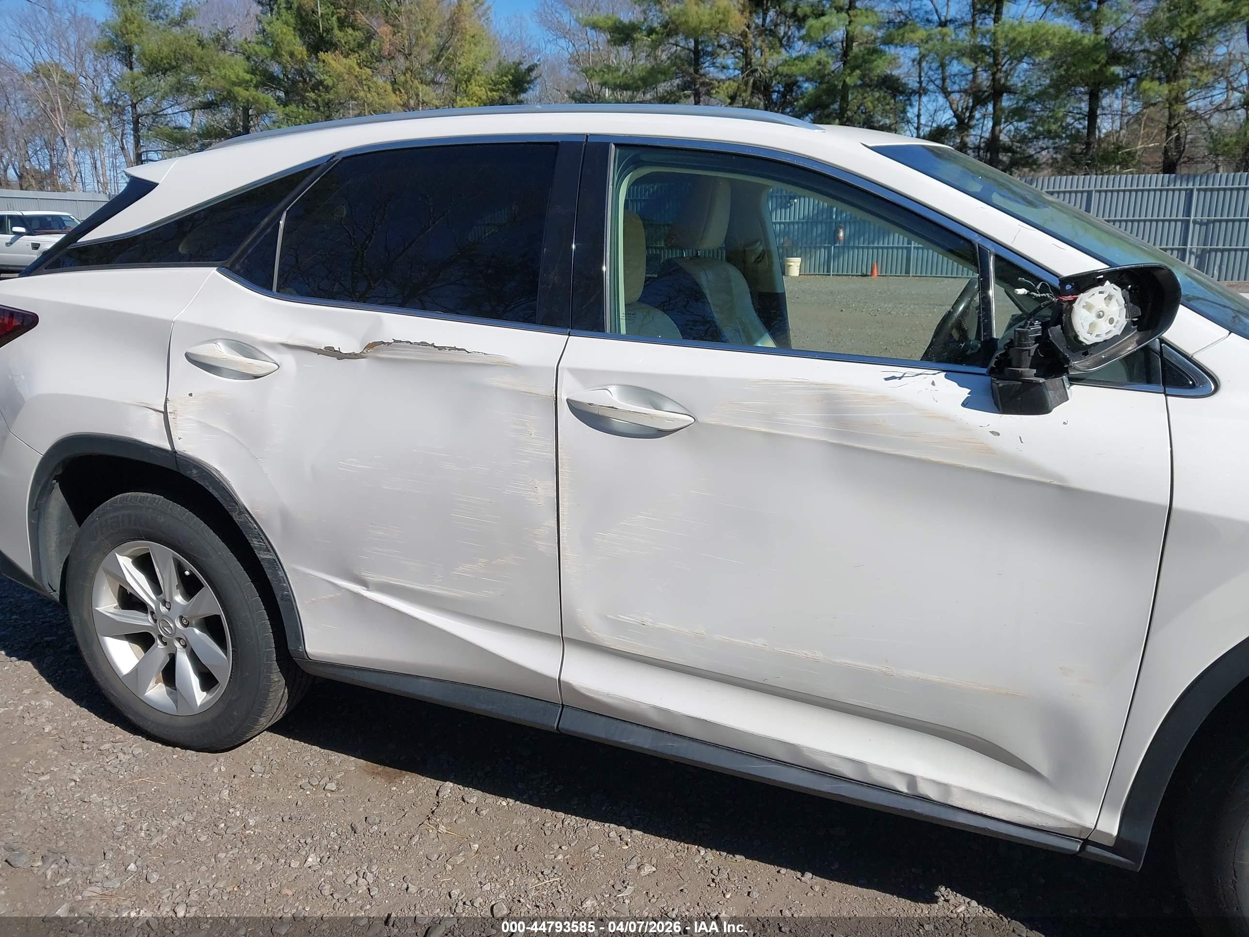 2017 Lexus Rx 350 White vin: 2T2BZMCA2HC062832