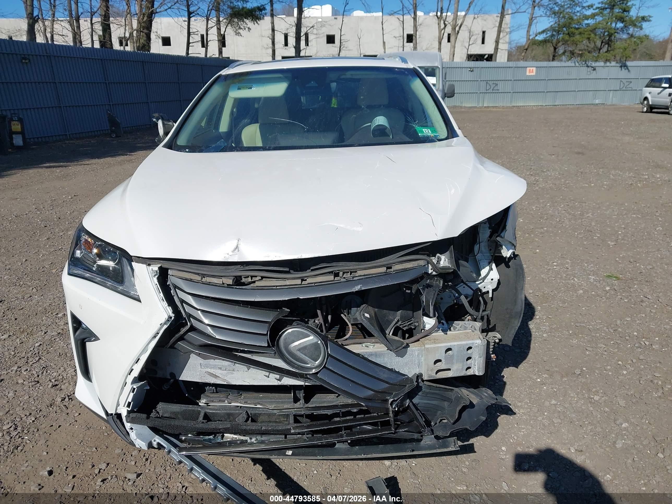 2017 Lexus Rx 350 White vin: 2T2BZMCA2HC062832