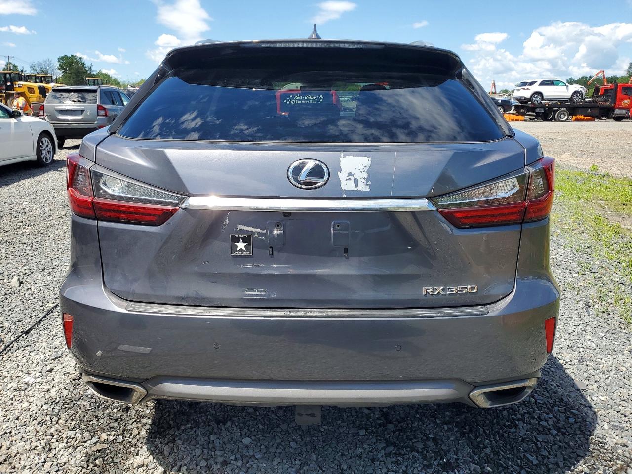 2017 Lexus Rx 350 Base Gray vin: 2T2BZMCA2HC110524