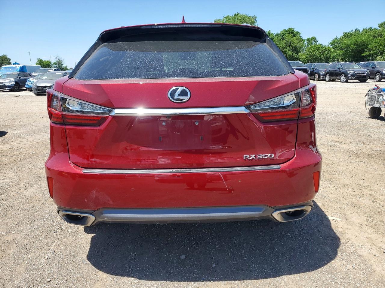 2019 Lexus Rx Red vin: 2T2BZMCA2KC185506