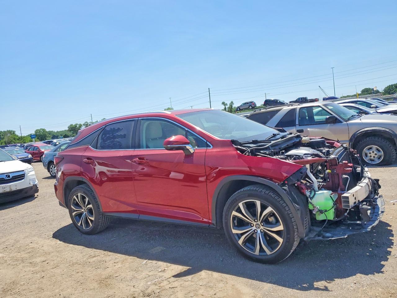 2019 Lexus Rx Red vin: 2T2BZMCA2KC185506