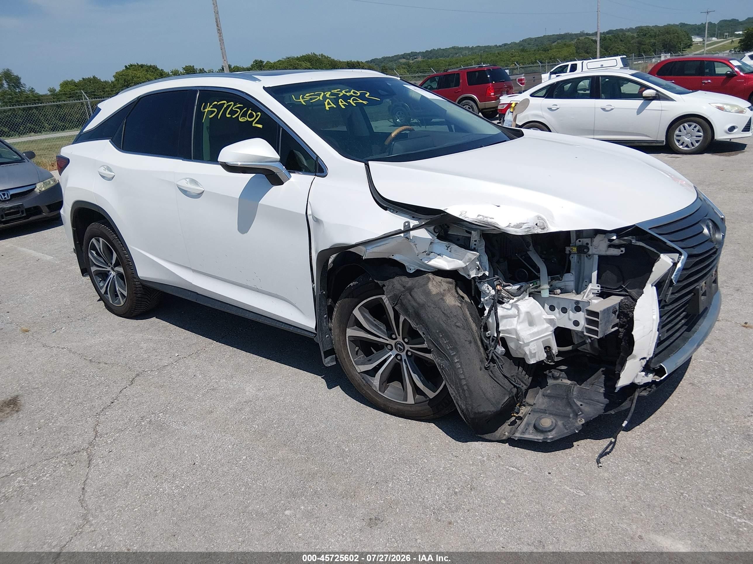 2018 Lexus Rx 350 Белый vin: 2T2BZMCA4JC165305