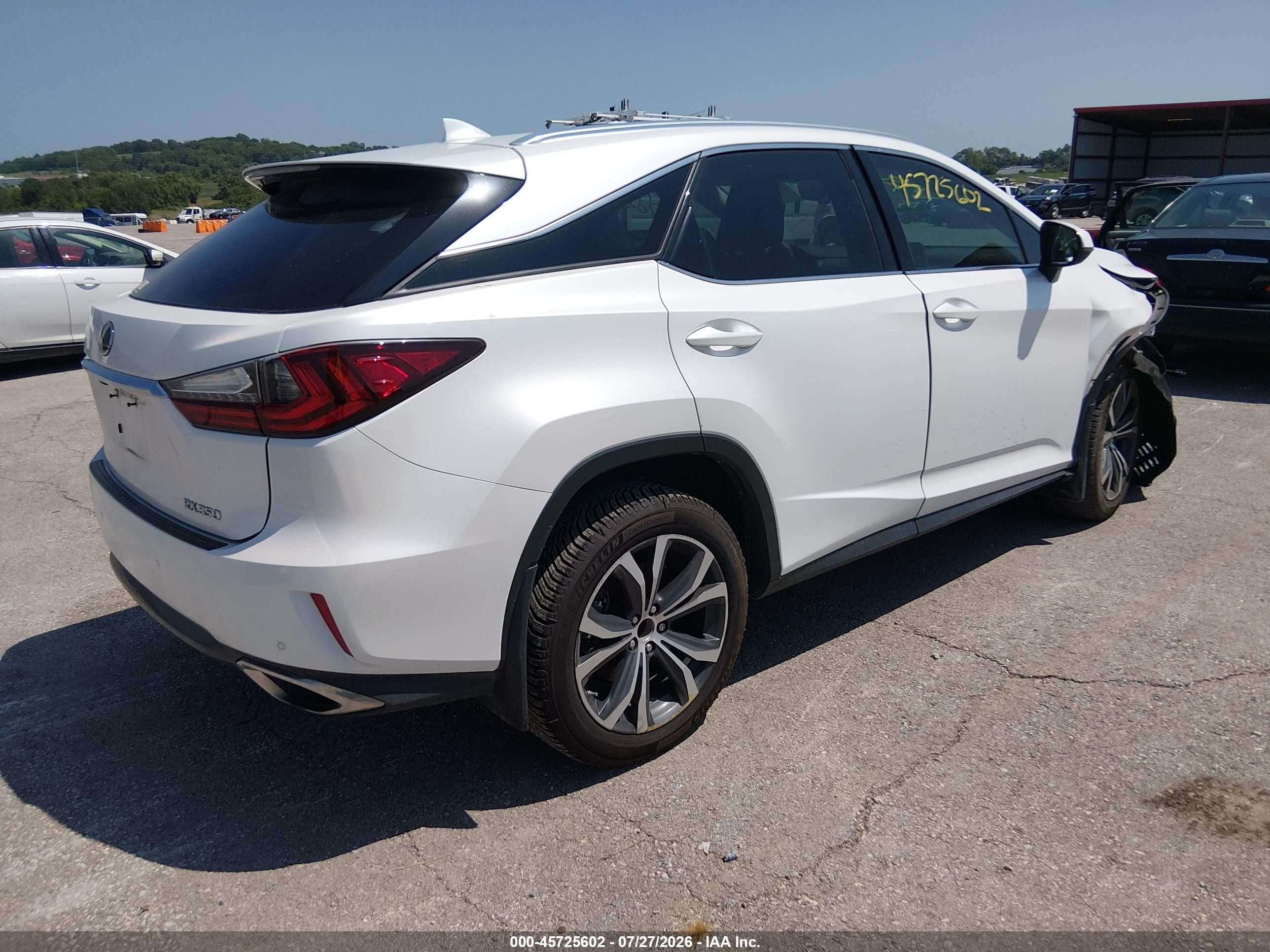 2018 Lexus Rx 350 Белый vin: 2T2BZMCA4JC165305