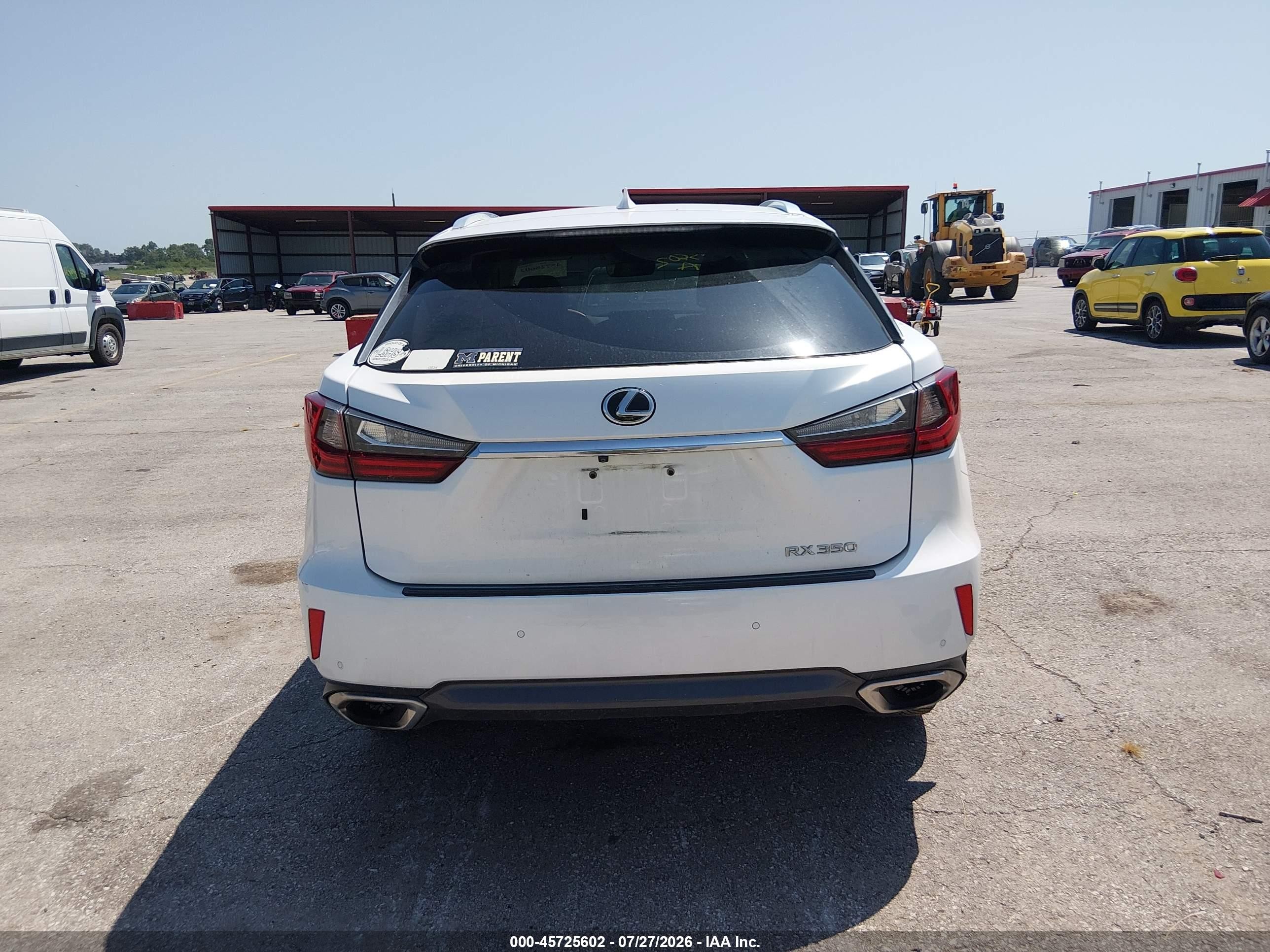 2018 Lexus Rx 350 Белый vin: 2T2BZMCA4JC165305