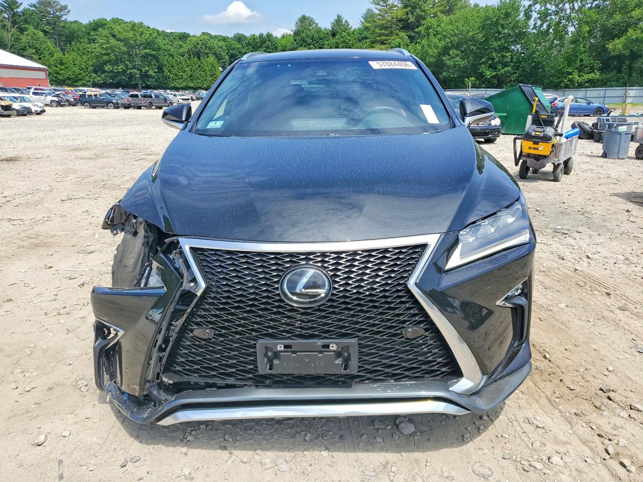2019 Lexus Rx 350 F Sport Black vin: 2T2BZMCA4KC200104