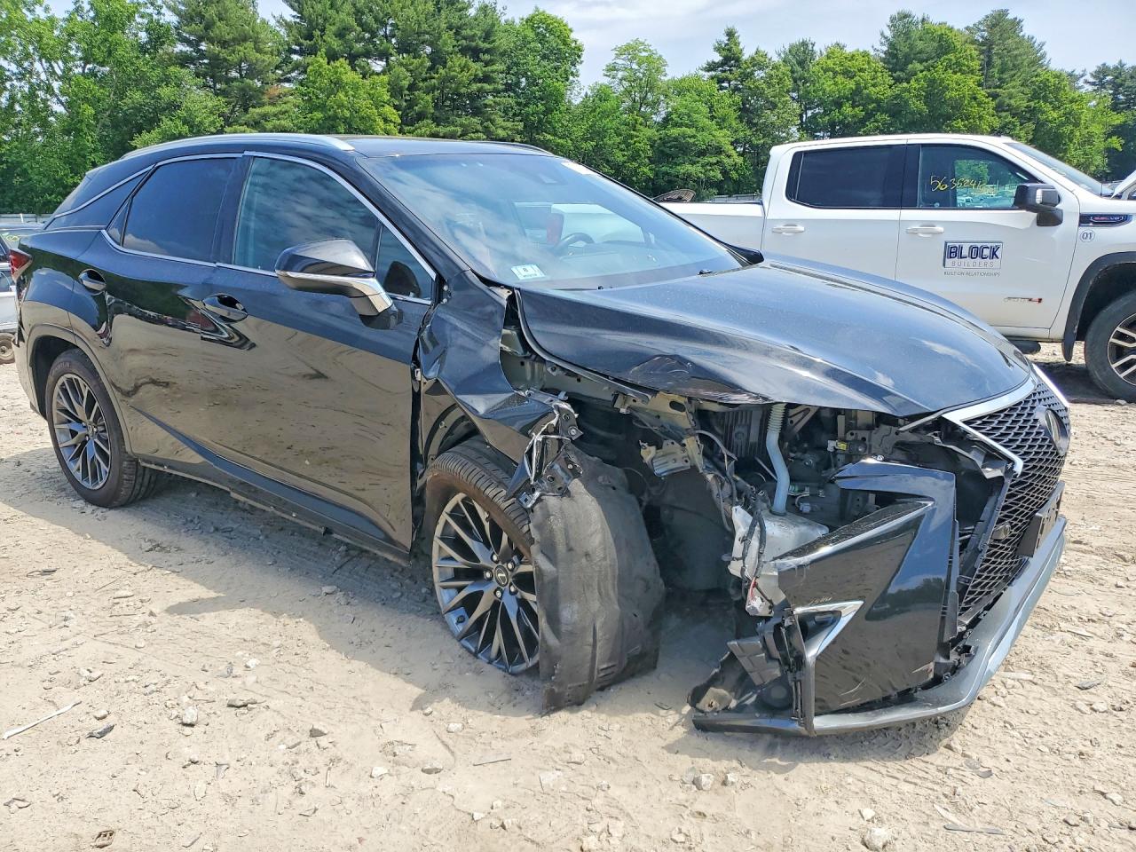 2019 Lexus Rx 350 F Sport Black vin: 2T2BZMCA4KC200104