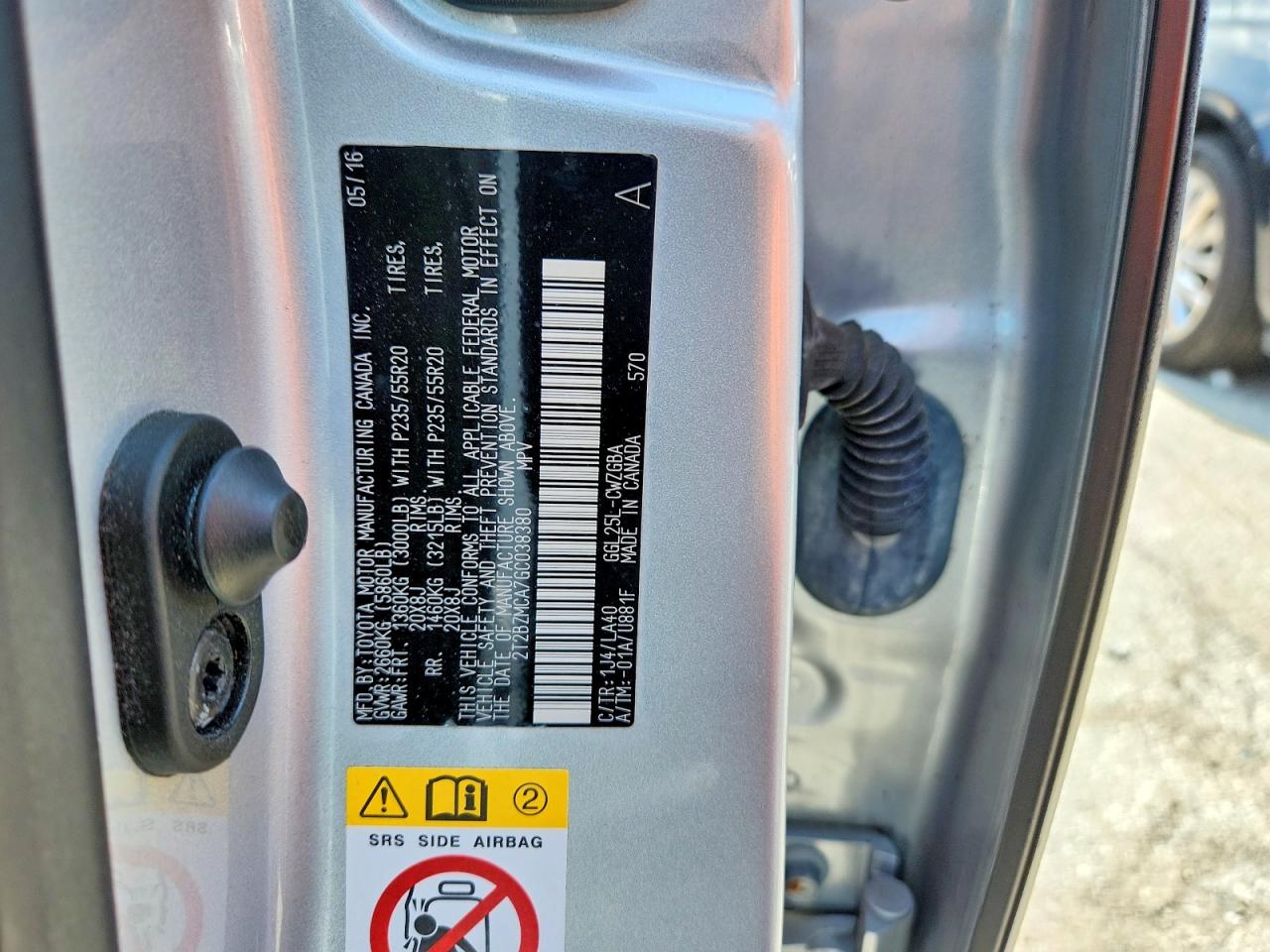 2016 Lexus Rx 350 Base Silver vin: 2T2BZMCA7GC038380