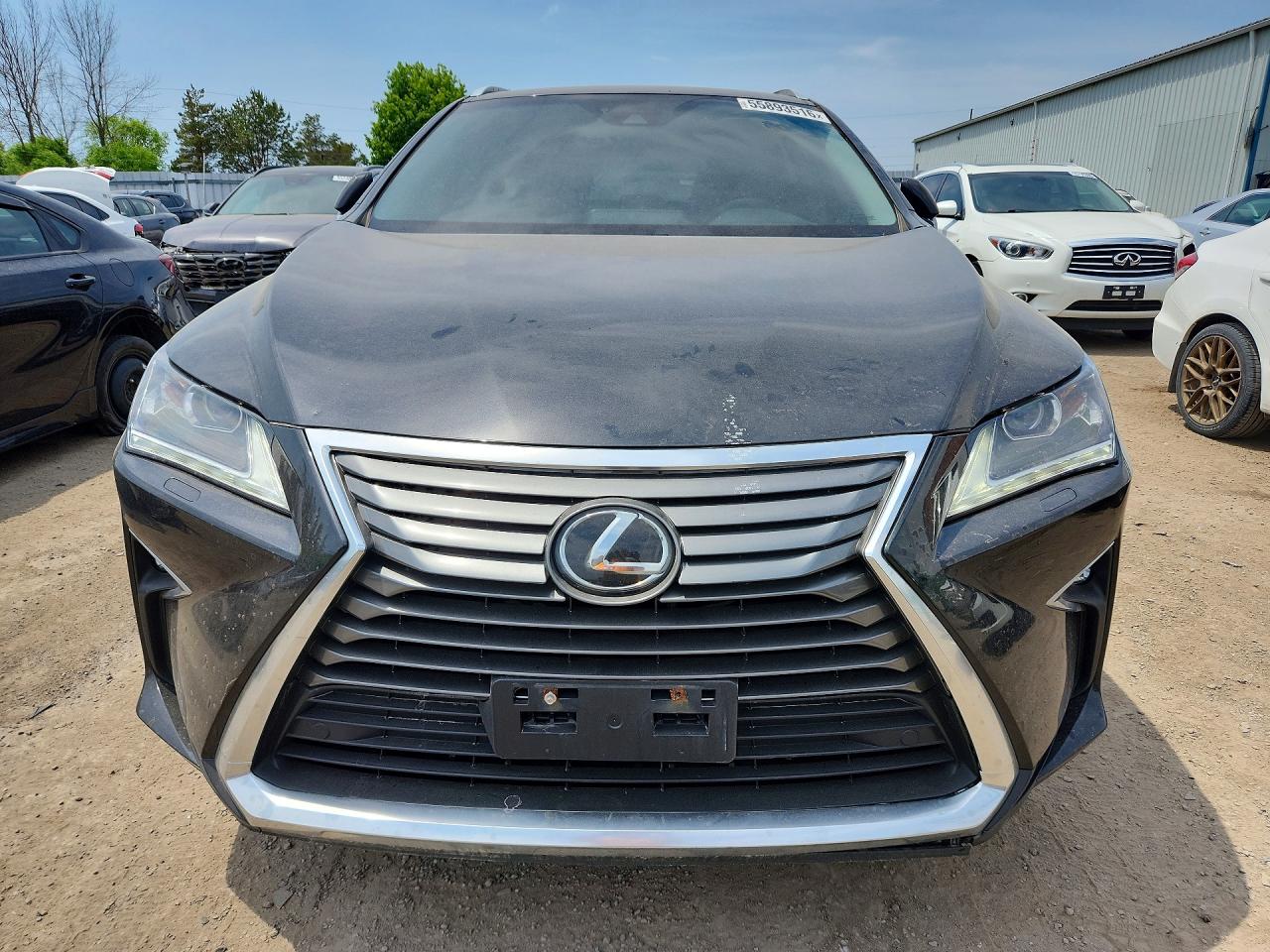 2017 Lexus Rx 350 Base Черный vin: 2T2BZMCA7HC107263
