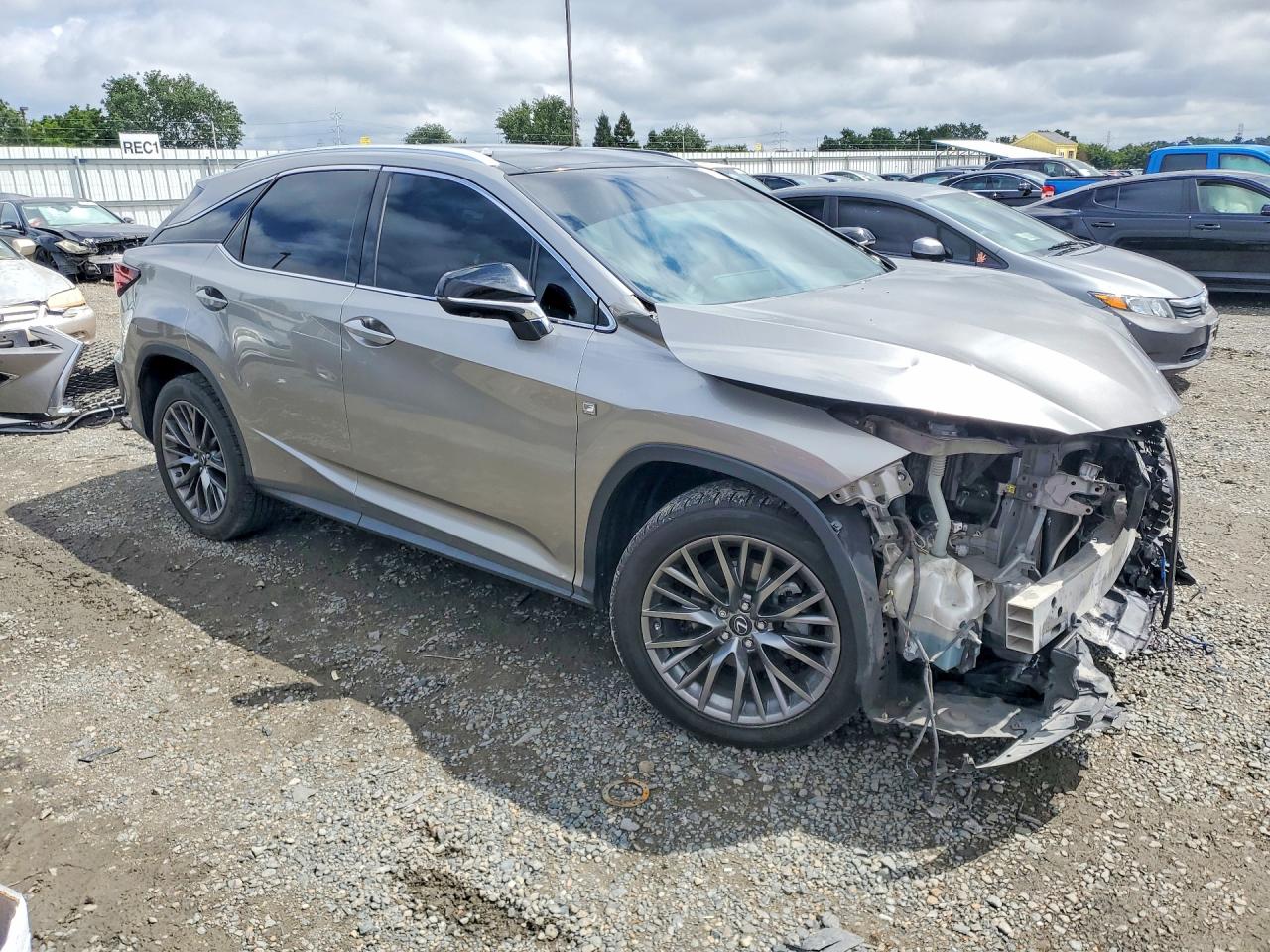 2018 Lexus Rx 350 F Sport Silver vin: 2T2BZMCA7JC167047
