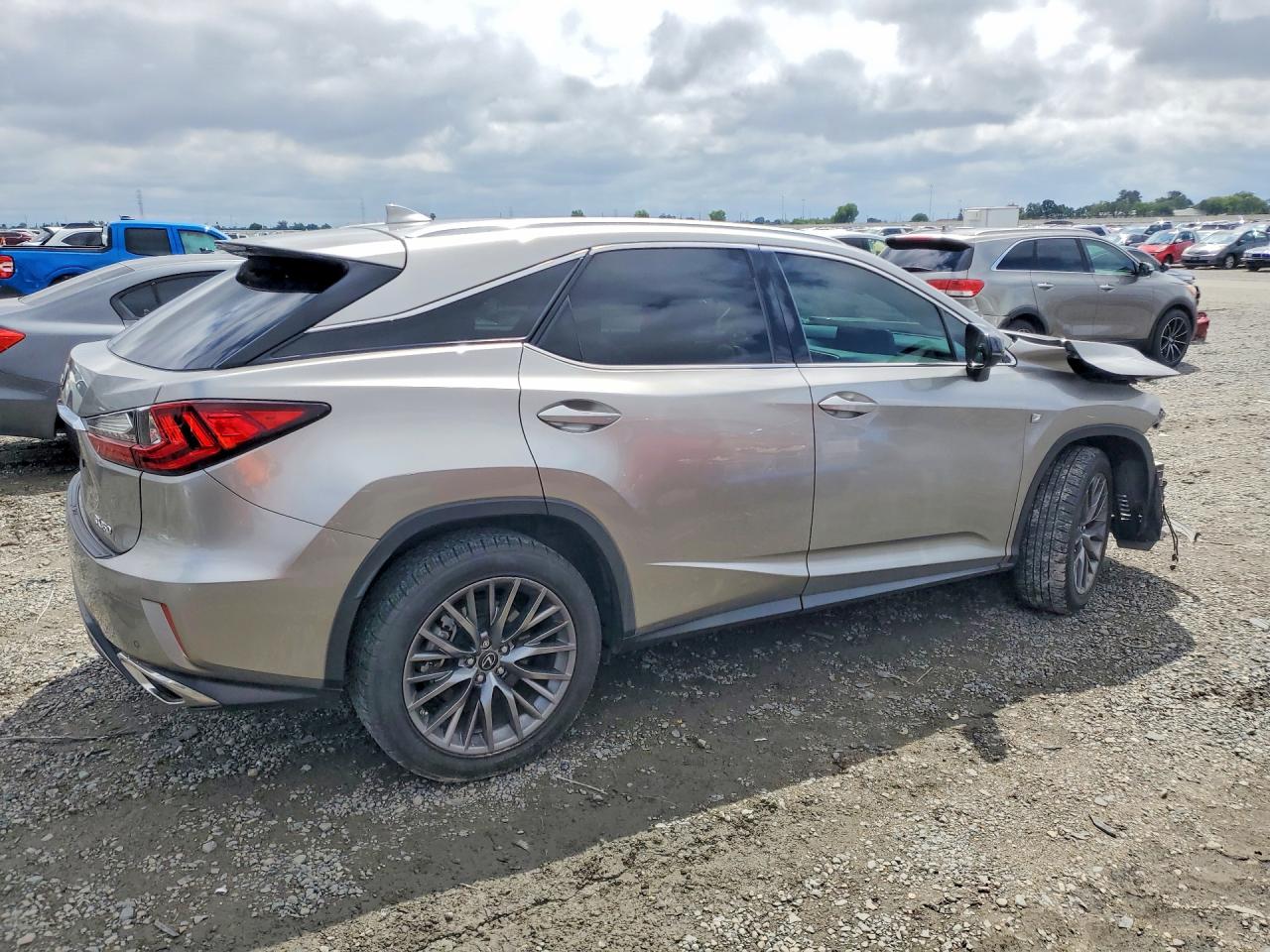 2018 Lexus Rx 350 F Sport Silver vin: 2T2BZMCA7JC167047