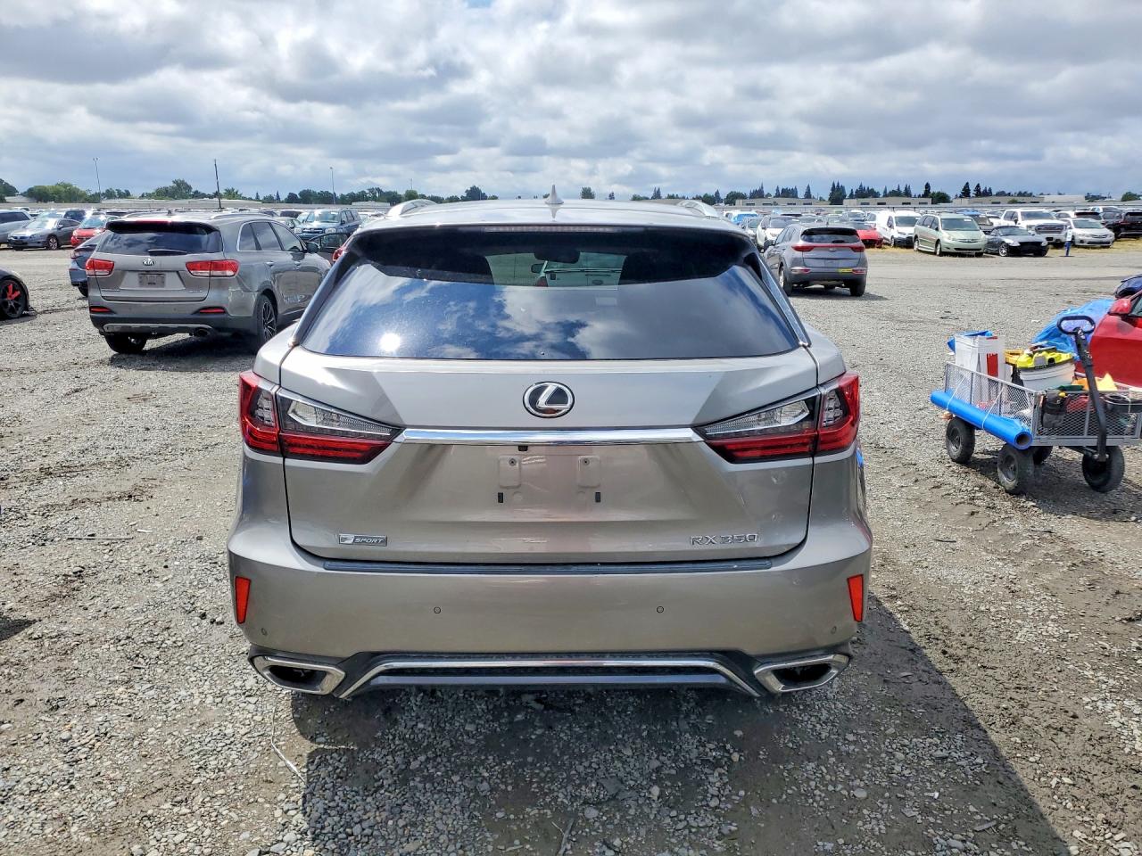 2018 Lexus Rx 350 F Sport Silver vin: 2T2BZMCA7JC167047