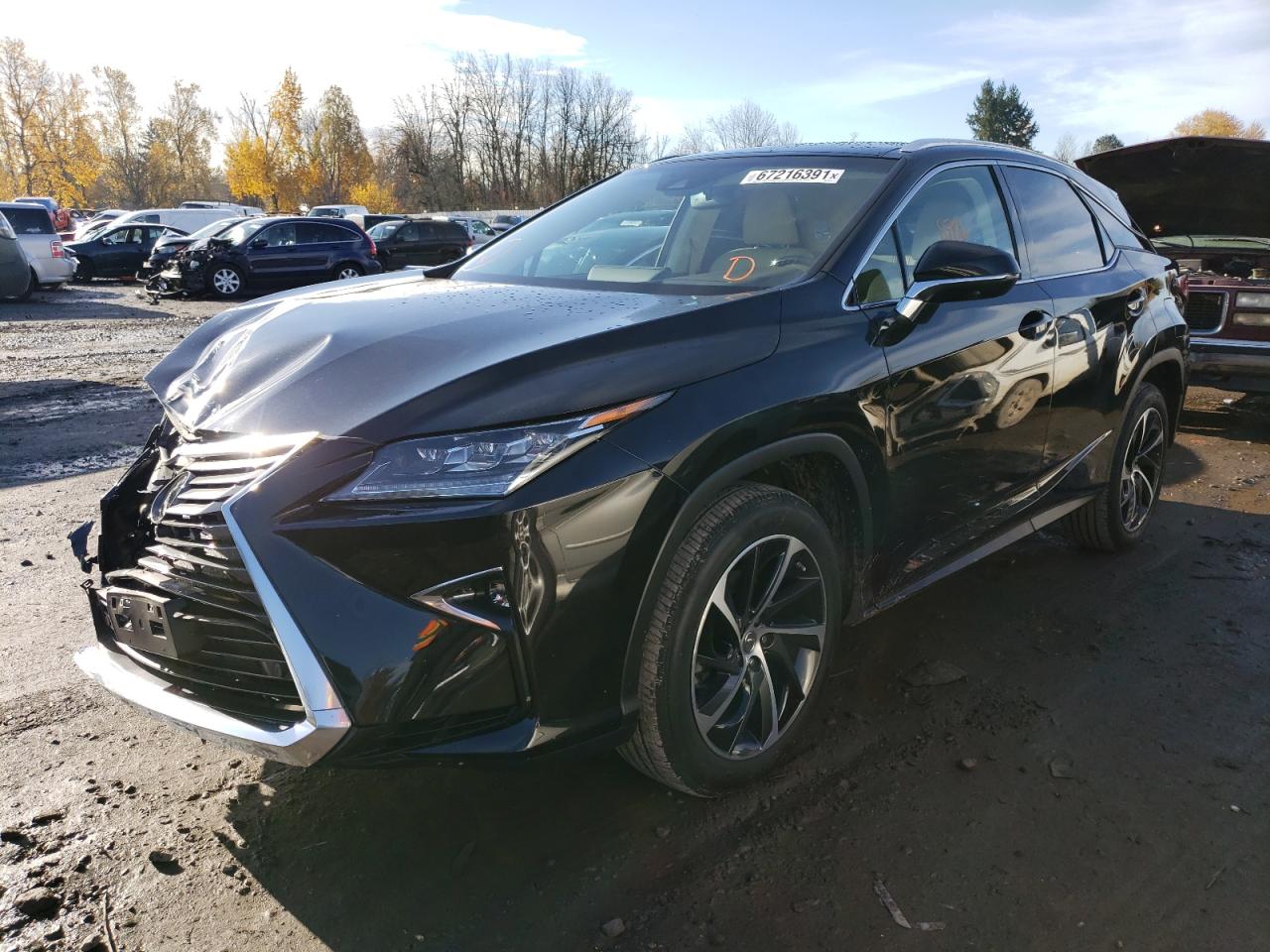 2017 Lexus Rx 350 Base Black vin: 2T2BZMCA8HC085211