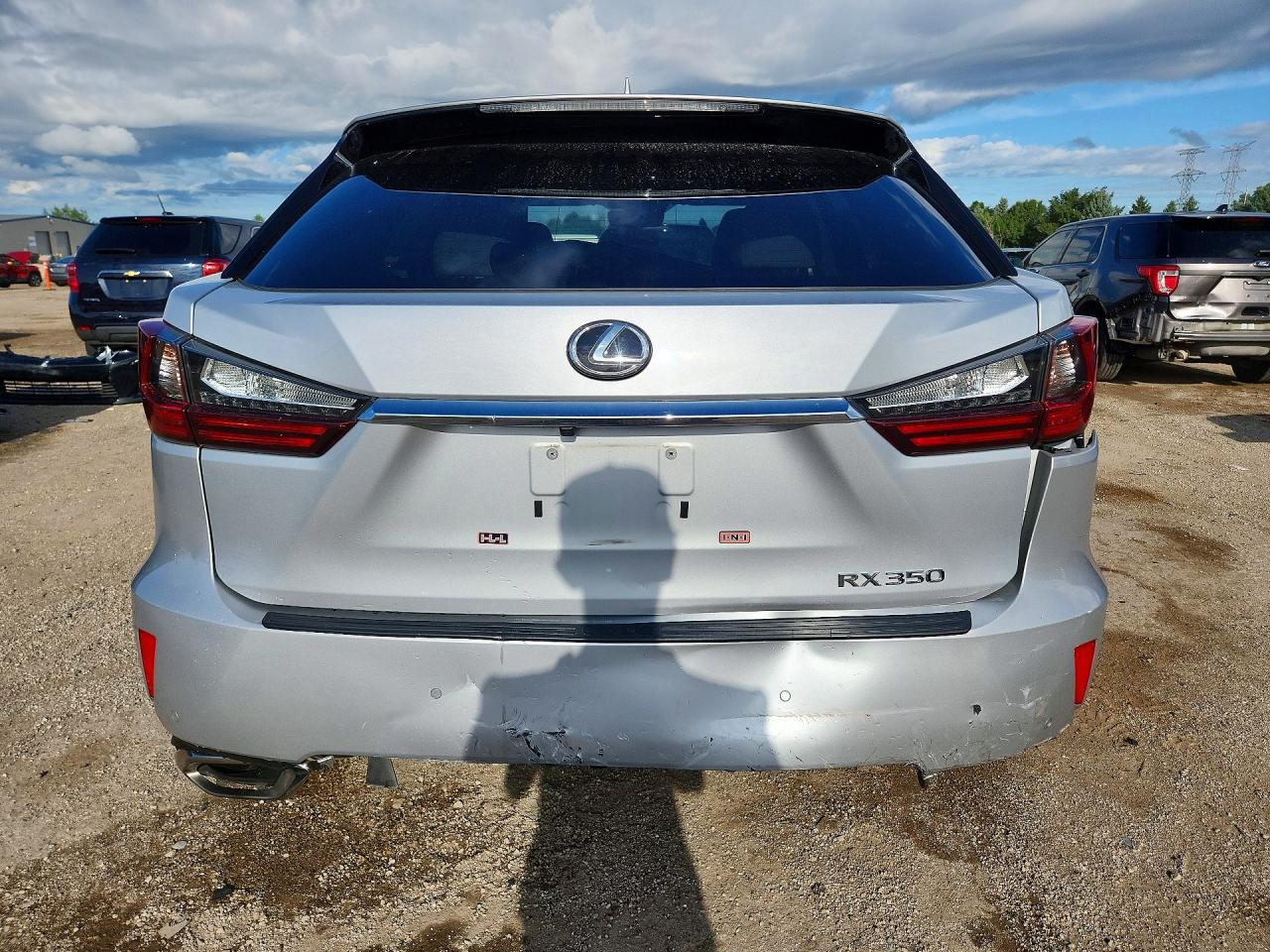 2017 Lexus Rx 350 Base Silver vin: 2T2BZMCA8HC110916