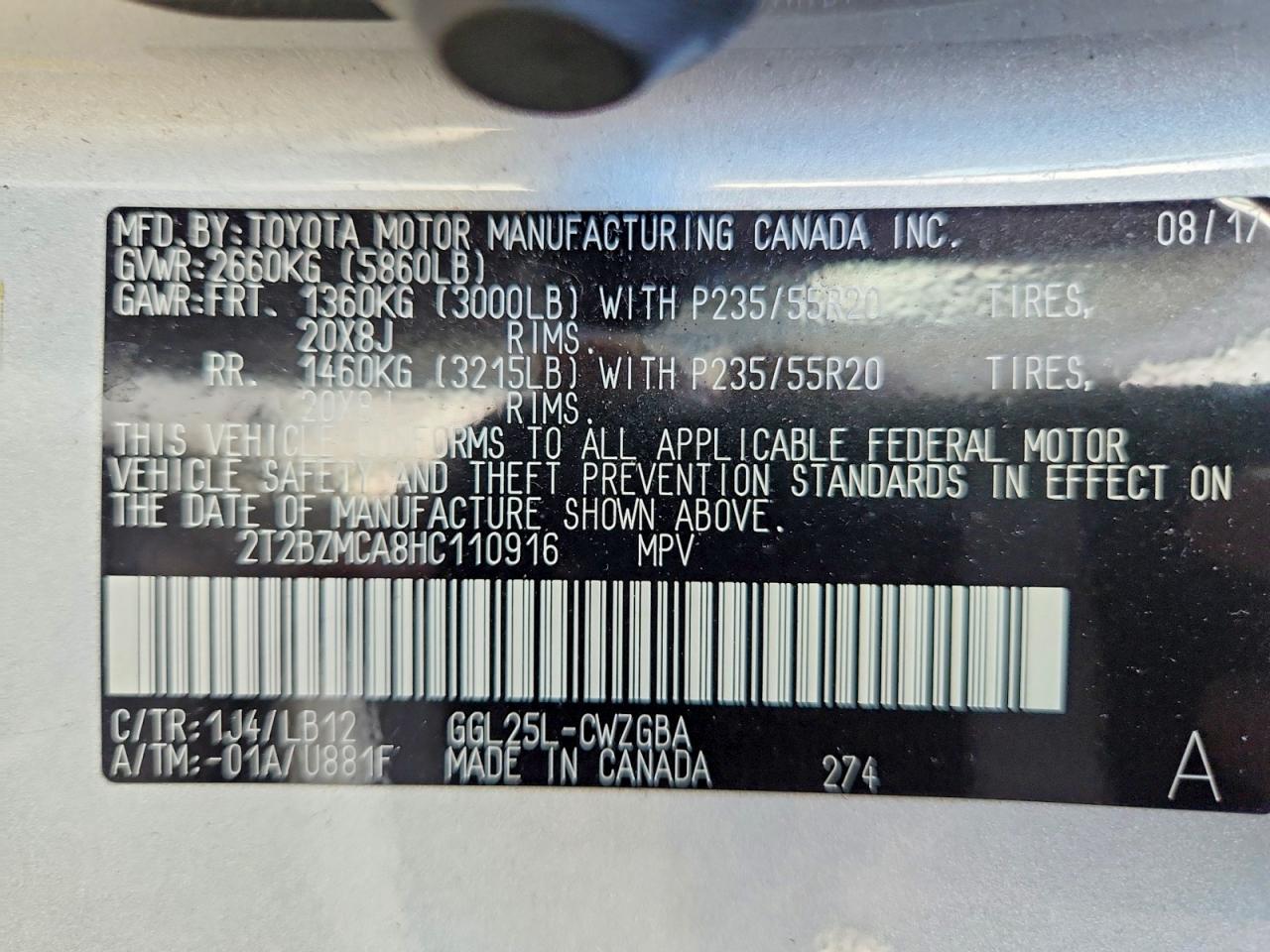 2017 Lexus Rx 350 Base Silver vin: 2T2BZMCA8HC110916