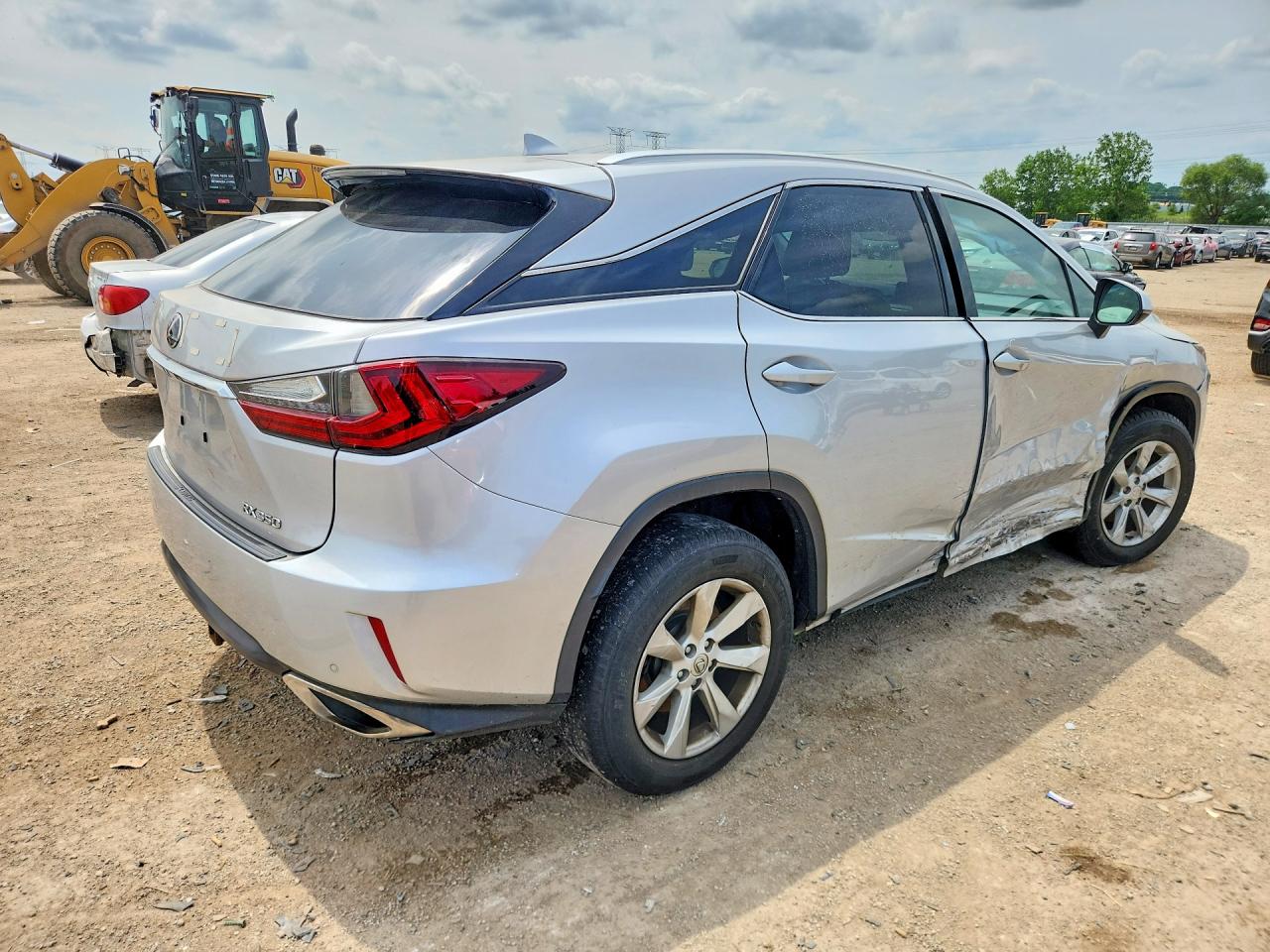 2017 Lexus Rx 350 Base Silver vin: 2T2BZMCA9HC078039