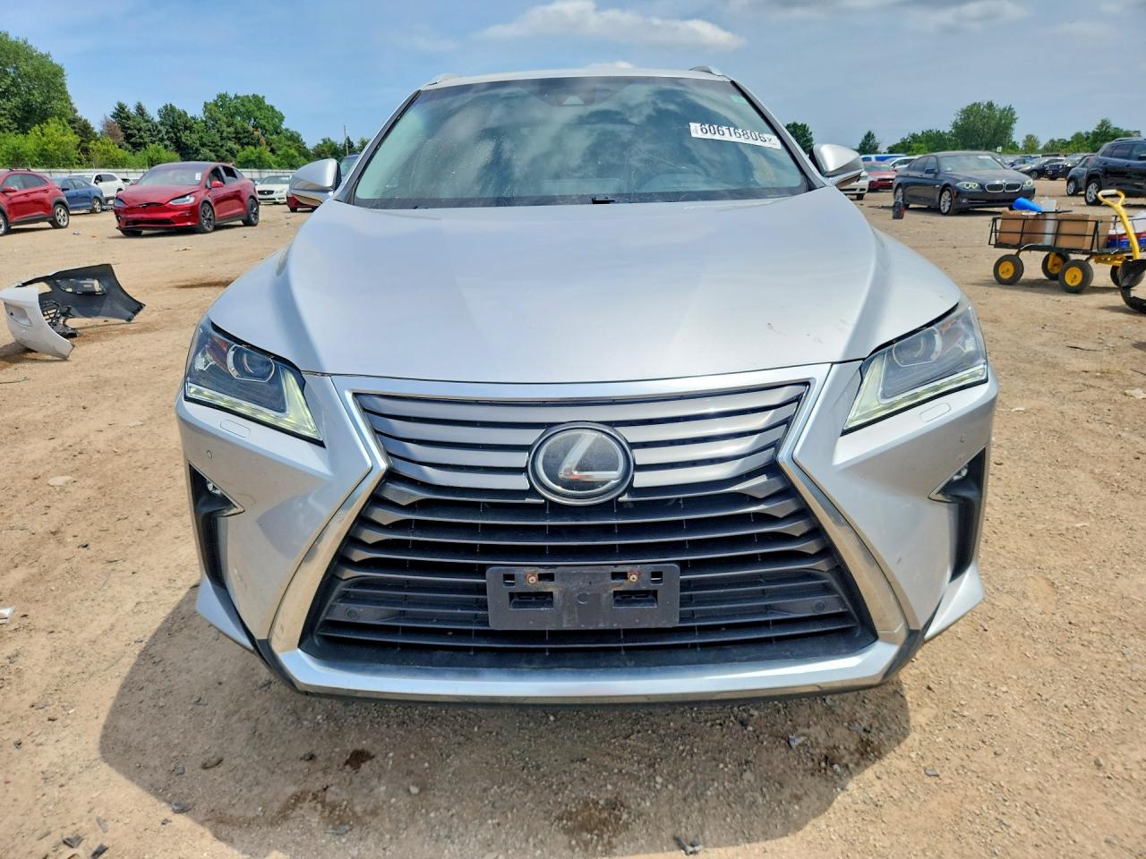 2017 Lexus Rx 350 Base Silver vin: 2T2BZMCA9HC078039
