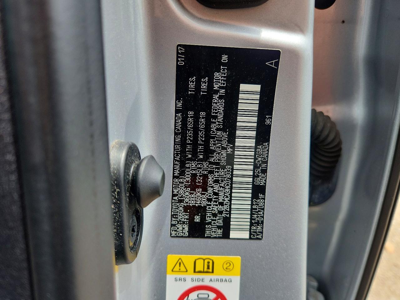 2017 Lexus Rx 350 Base Silver vin: 2T2BZMCA9HC078039