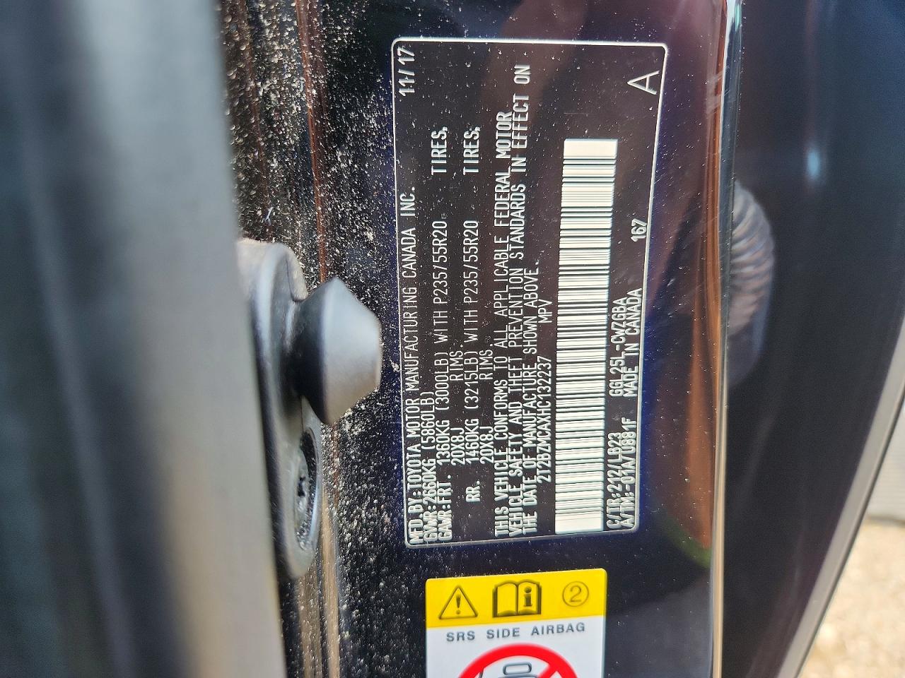 2017 Lexus Rx 350 Base Black vin: 2T2BZMCAXHC132237
