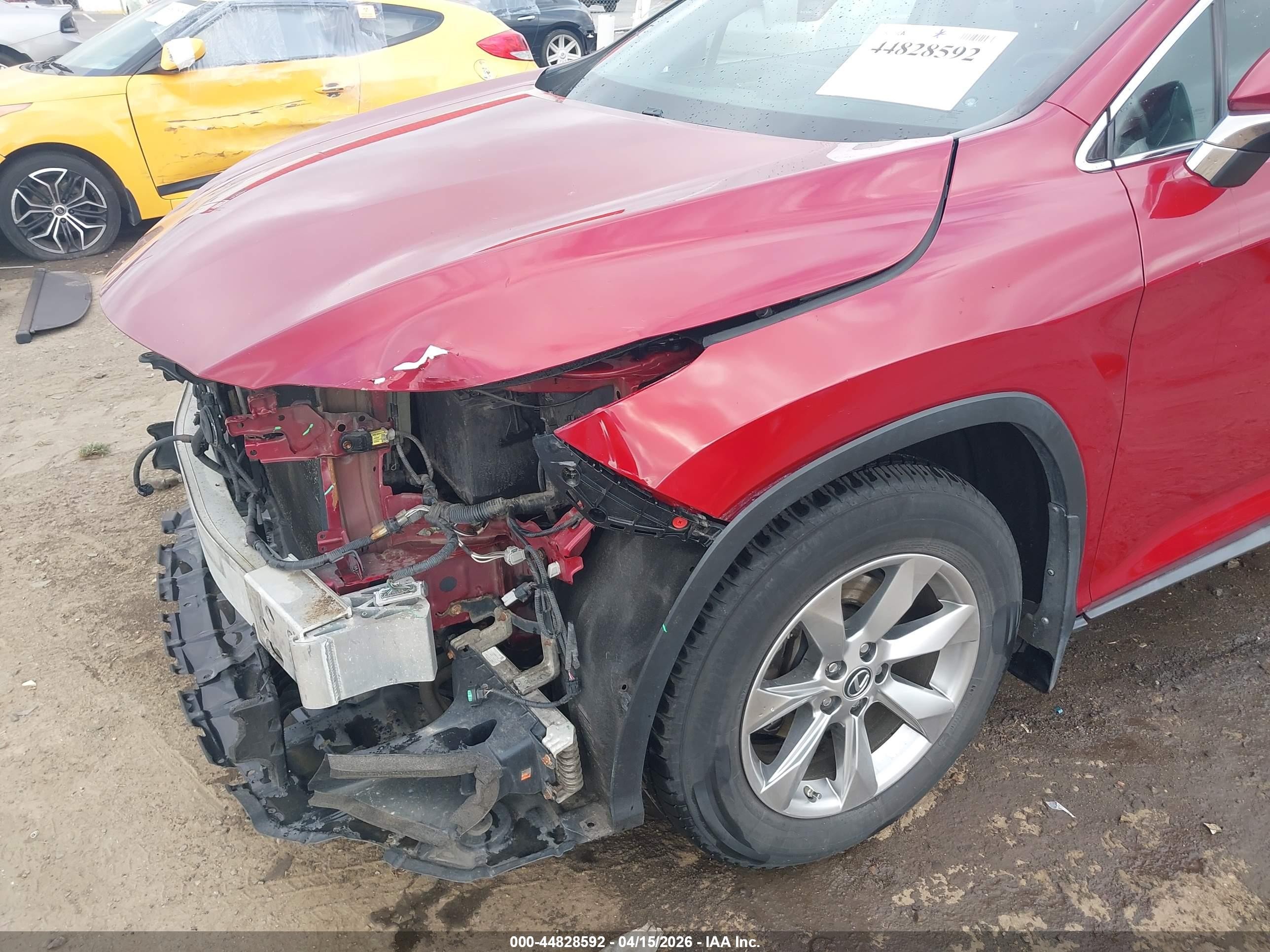 2018 Lexus Rx 350 Темно-бордовый vin: 2T2BZMCAXJC141980