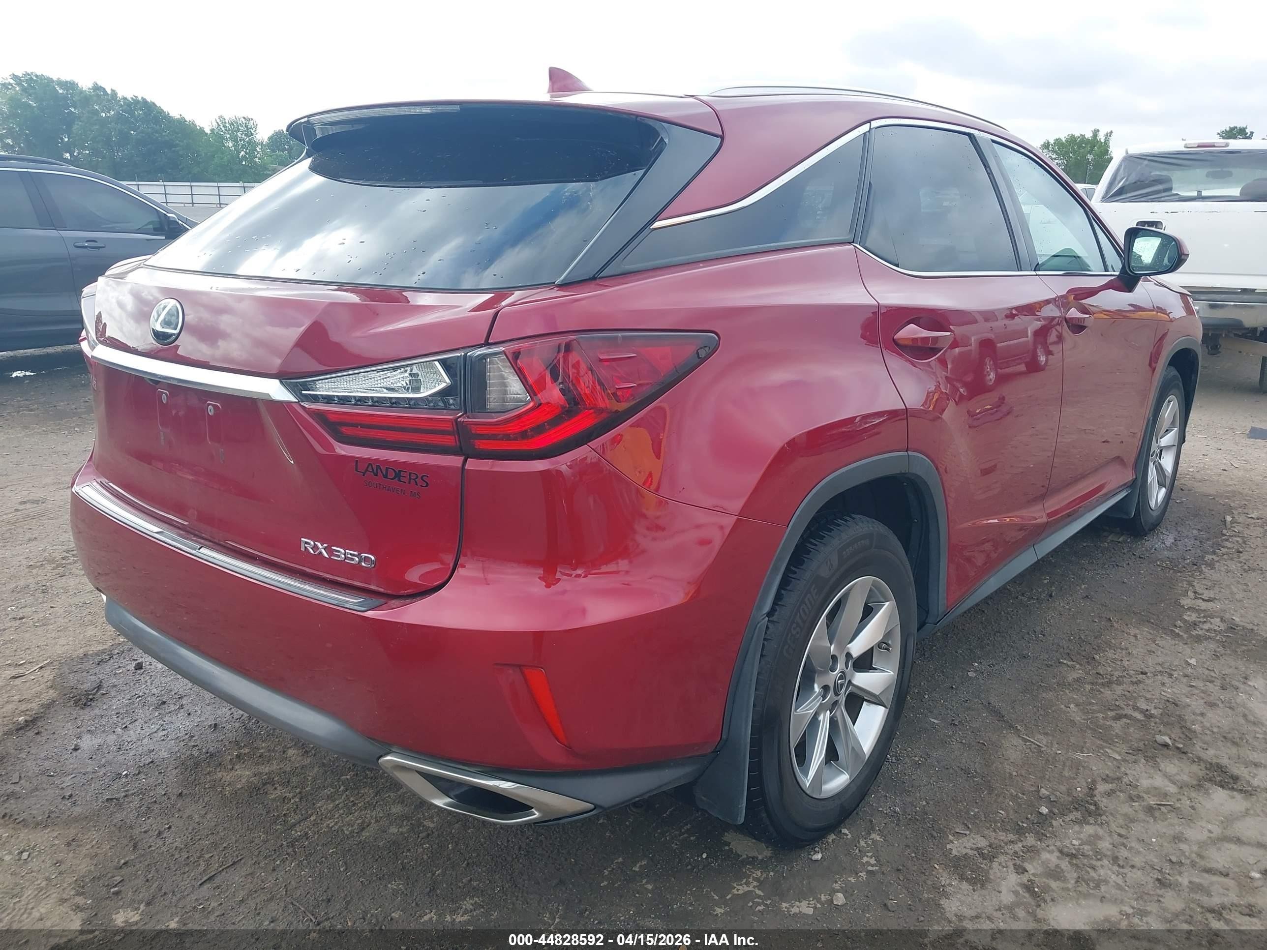 2018 Lexus Rx 350 Темно-бордовый vin: 2T2BZMCAXJC141980