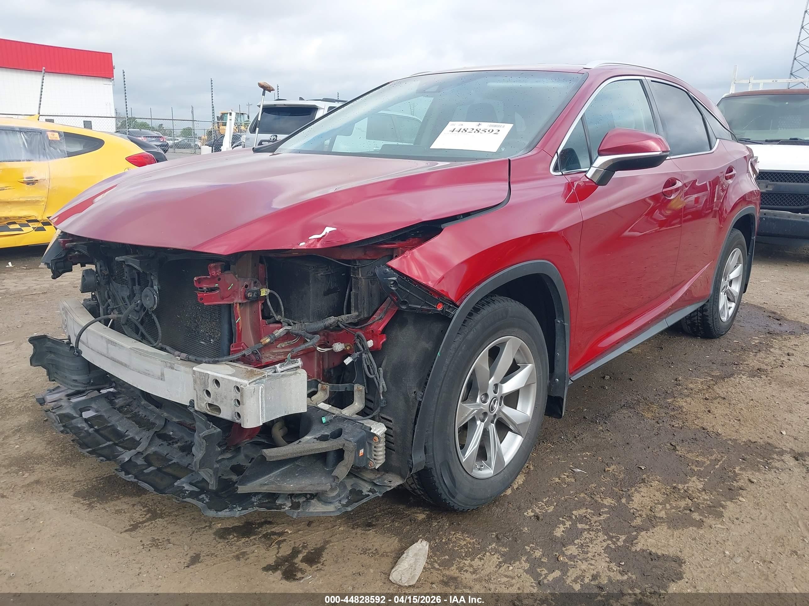 2018 Lexus Rx 350 Темно-бордовый vin: 2T2BZMCAXJC141980