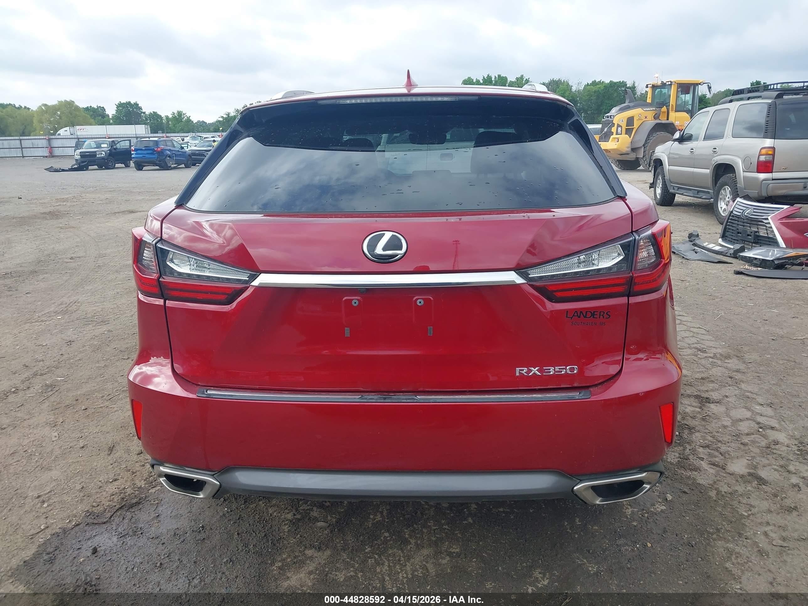 2018 Lexus Rx 350 Темно-бордовый vin: 2T2BZMCAXJC141980