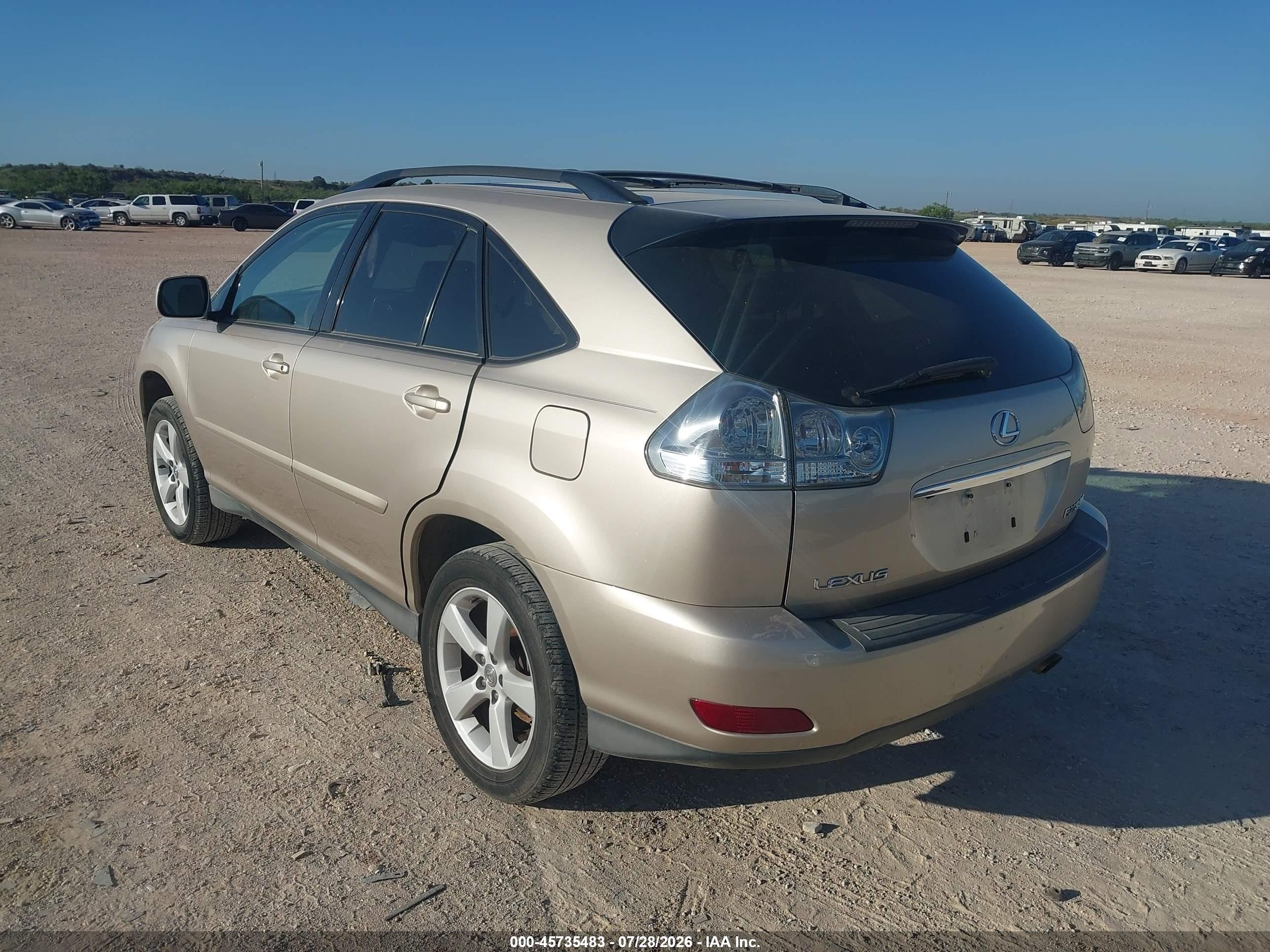 2005 Lexus Rx 330   Gold vin: 2T2GA31U05C029781