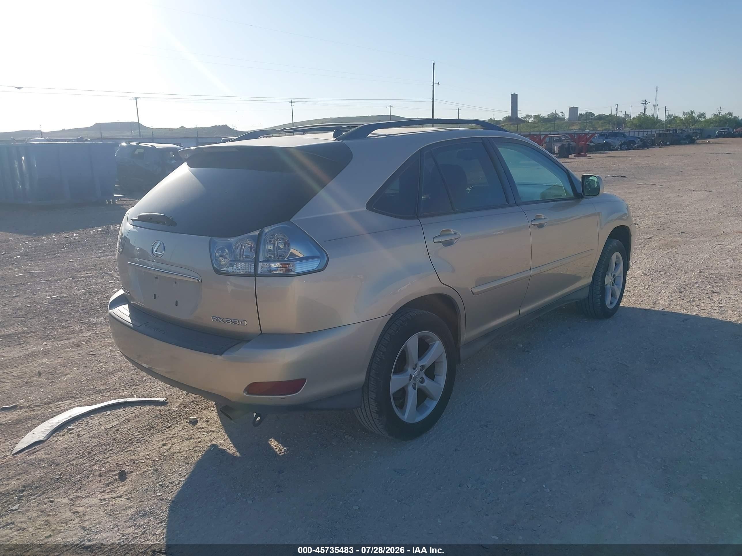 2005 Lexus Rx 330   Gold vin: 2T2GA31U05C029781