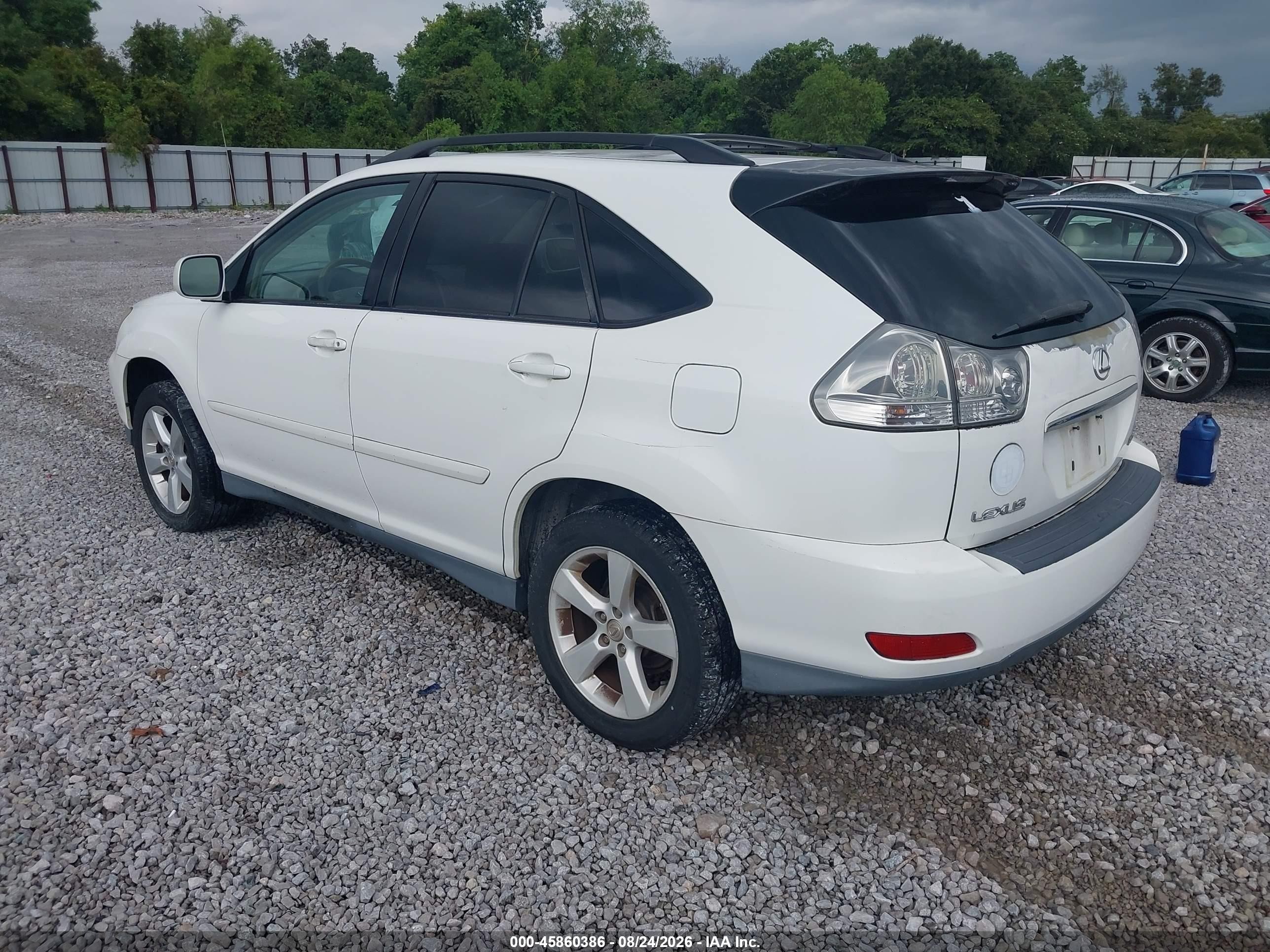 2004 Lexus Rx 330   White vin: 2T2GA31U14C002460