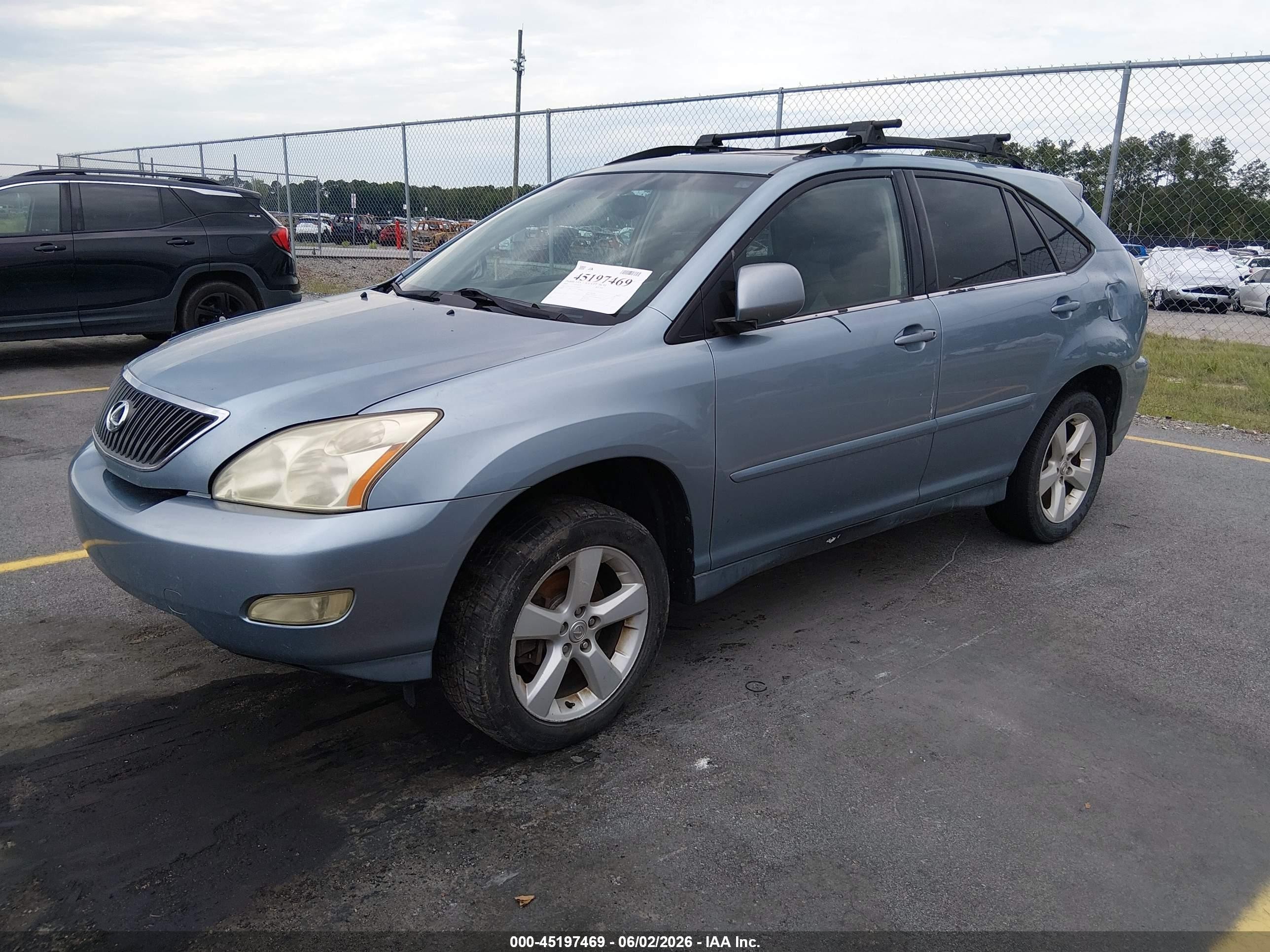 2004 Lexus Rx 330   Light Blue vin: 2T2GA31U14C005648