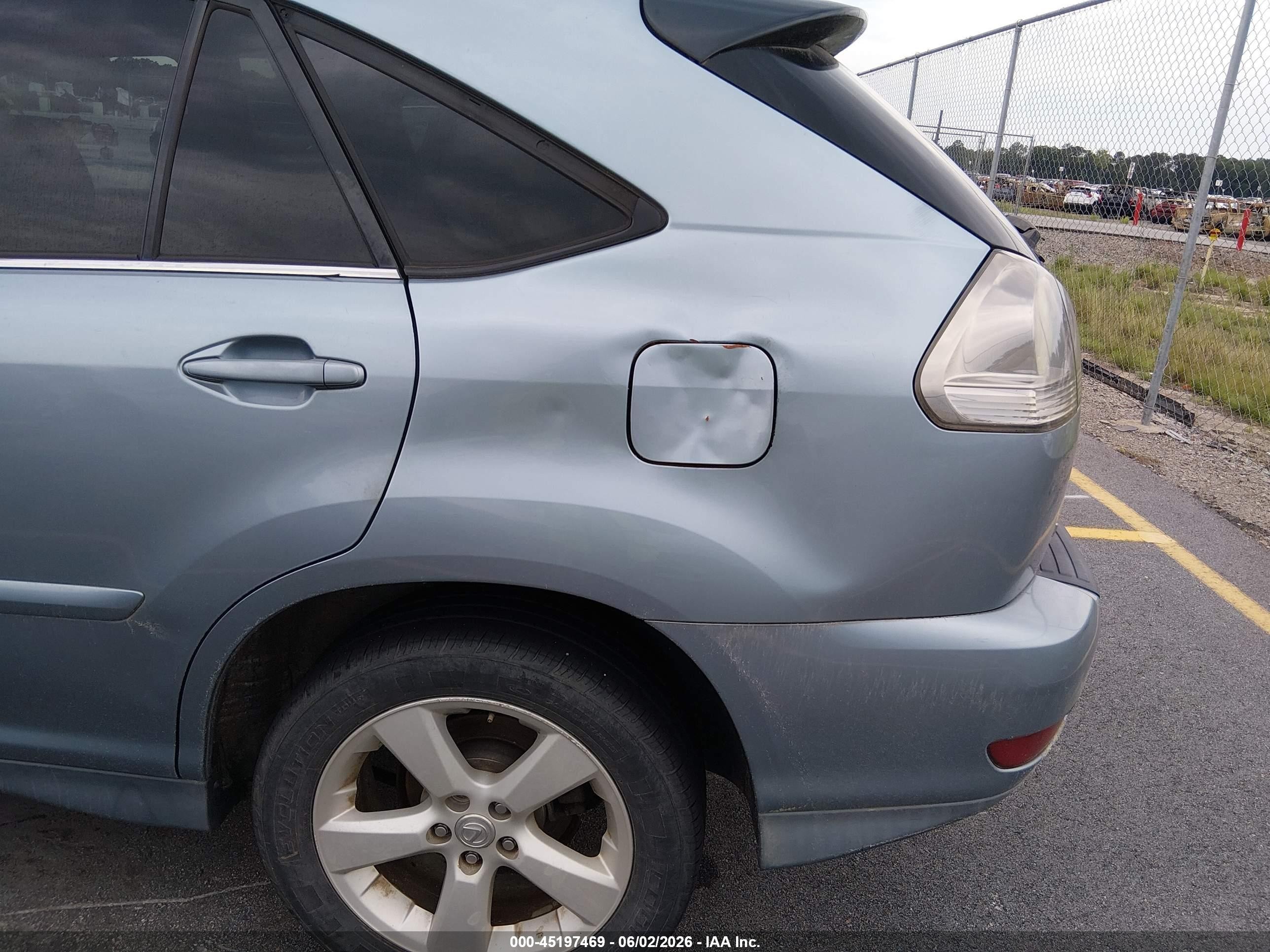 2004 Lexus Rx 330   Light Blue vin: 2T2GA31U14C005648