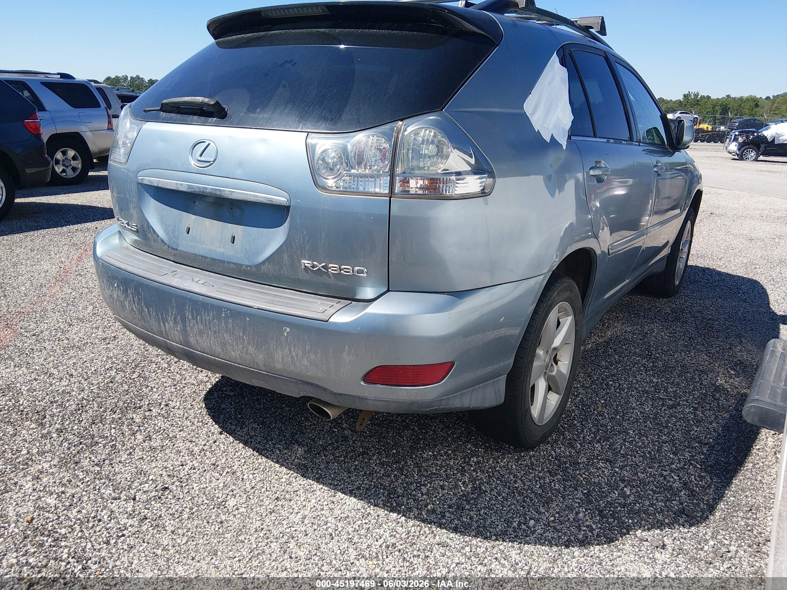 2004 Lexus Rx 330   Light Blue vin: 2T2GA31U14C005648