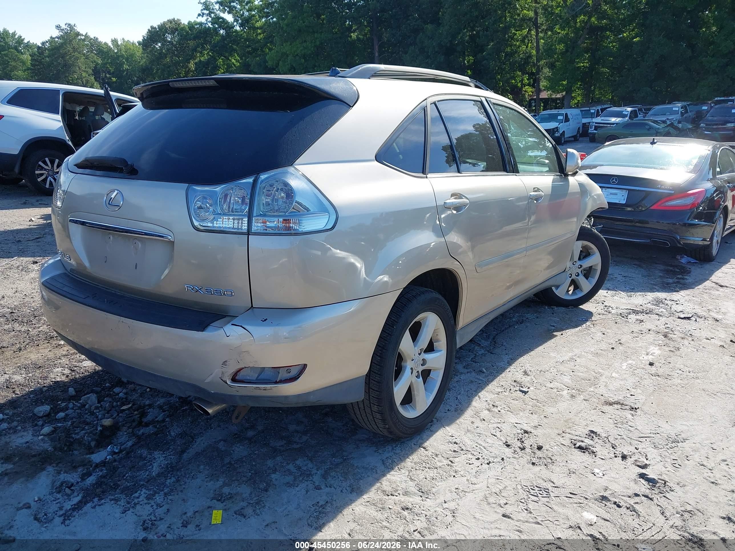 2004 Lexus Rx 330   Желто-коричневый vin: 2T2GA31U14C009893