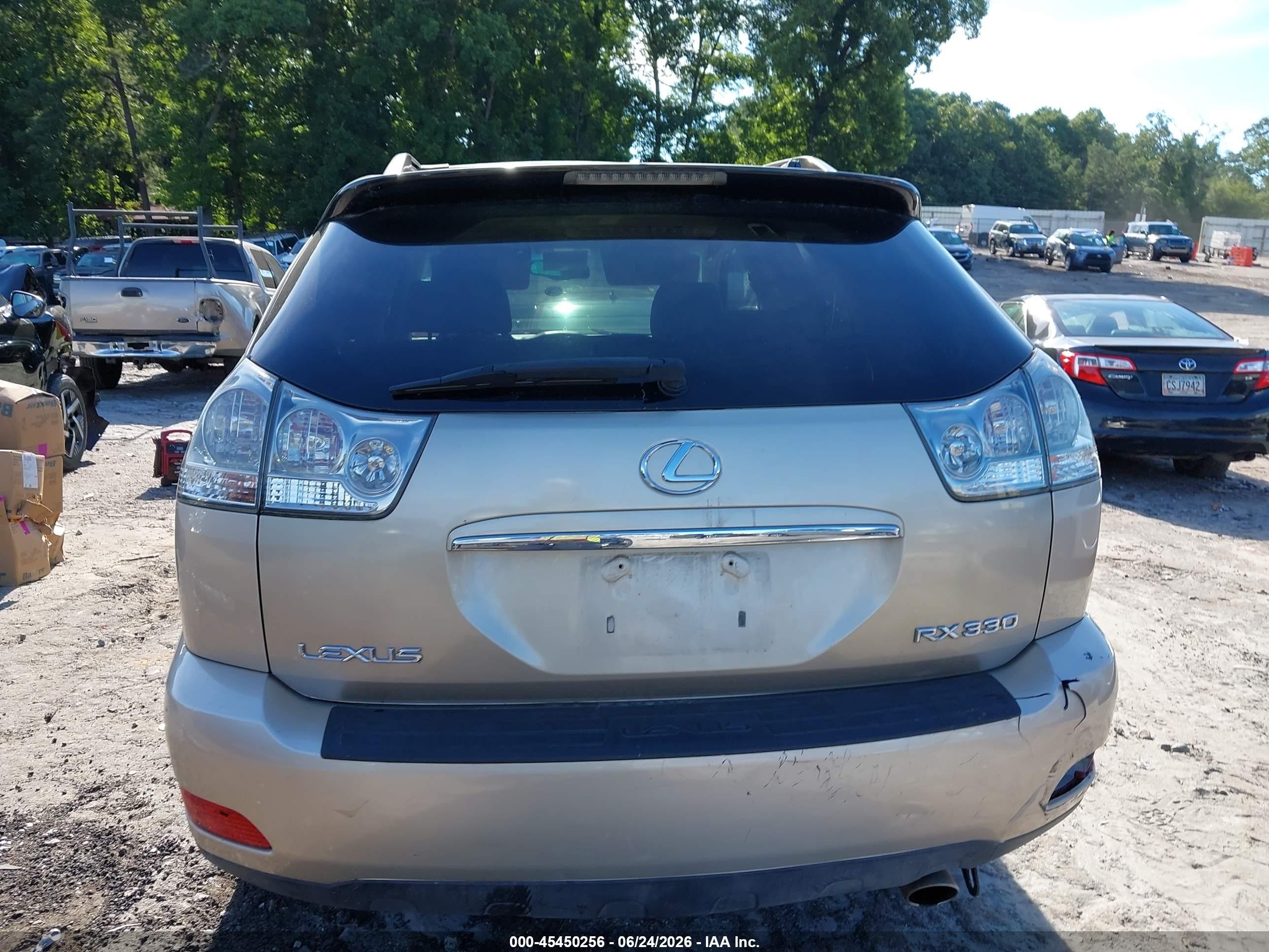 2004 Lexus Rx 330   Желто-коричневый vin: 2T2GA31U14C009893