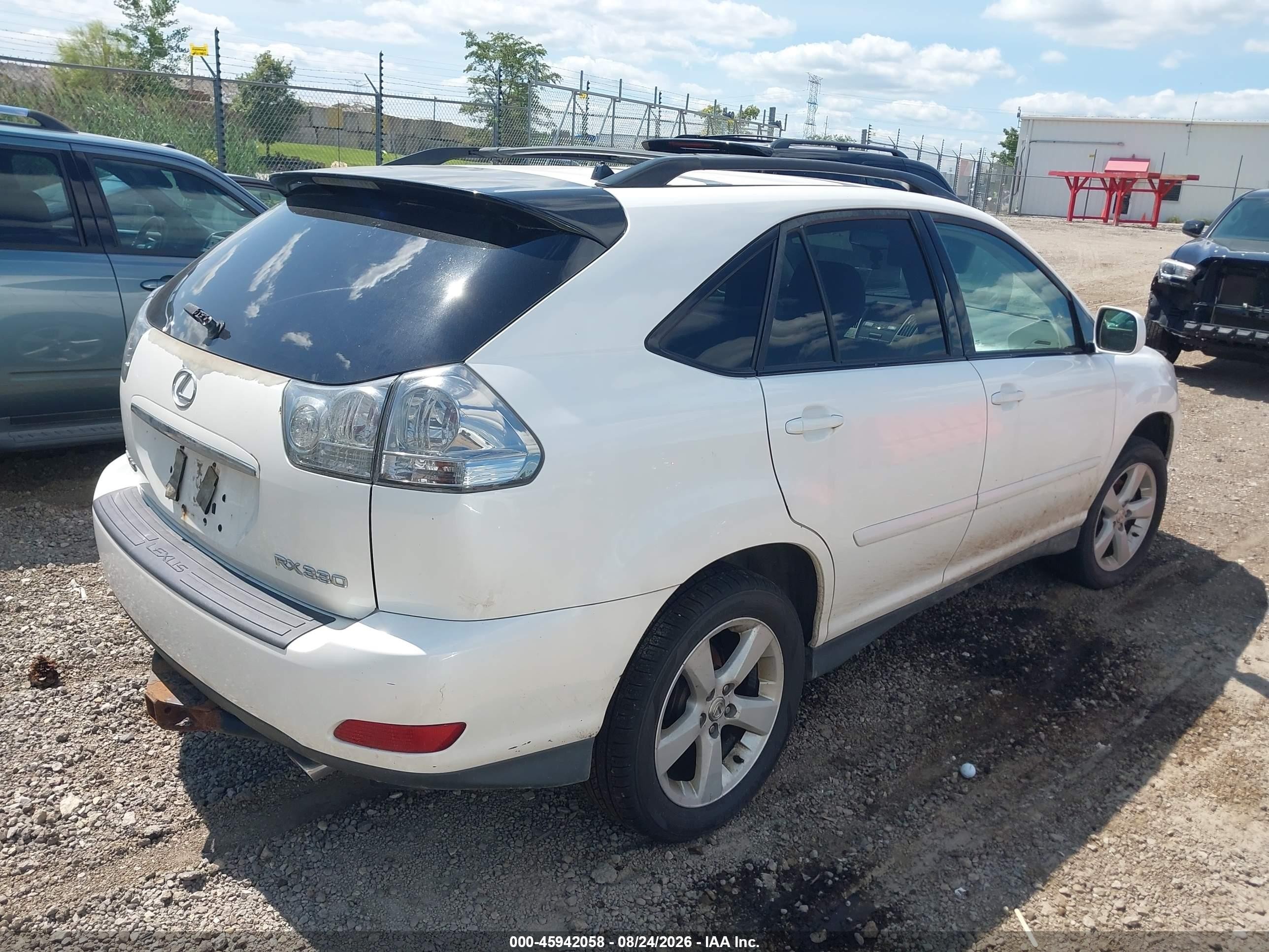 2004 Lexus Rx 330   White vin: 2T2GA31U14C014849