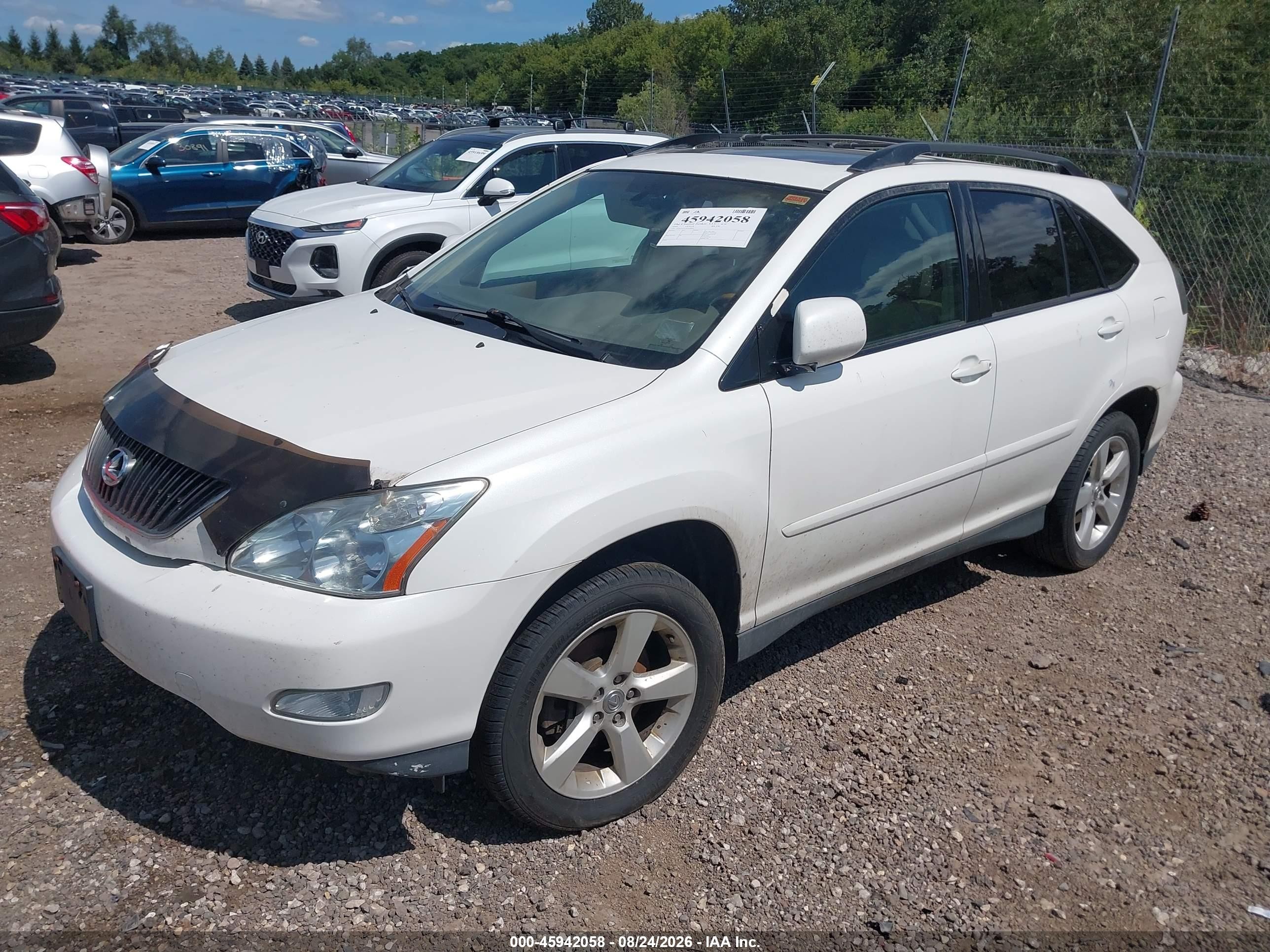 2004 Lexus Rx 330   White vin: 2T2GA31U14C014849